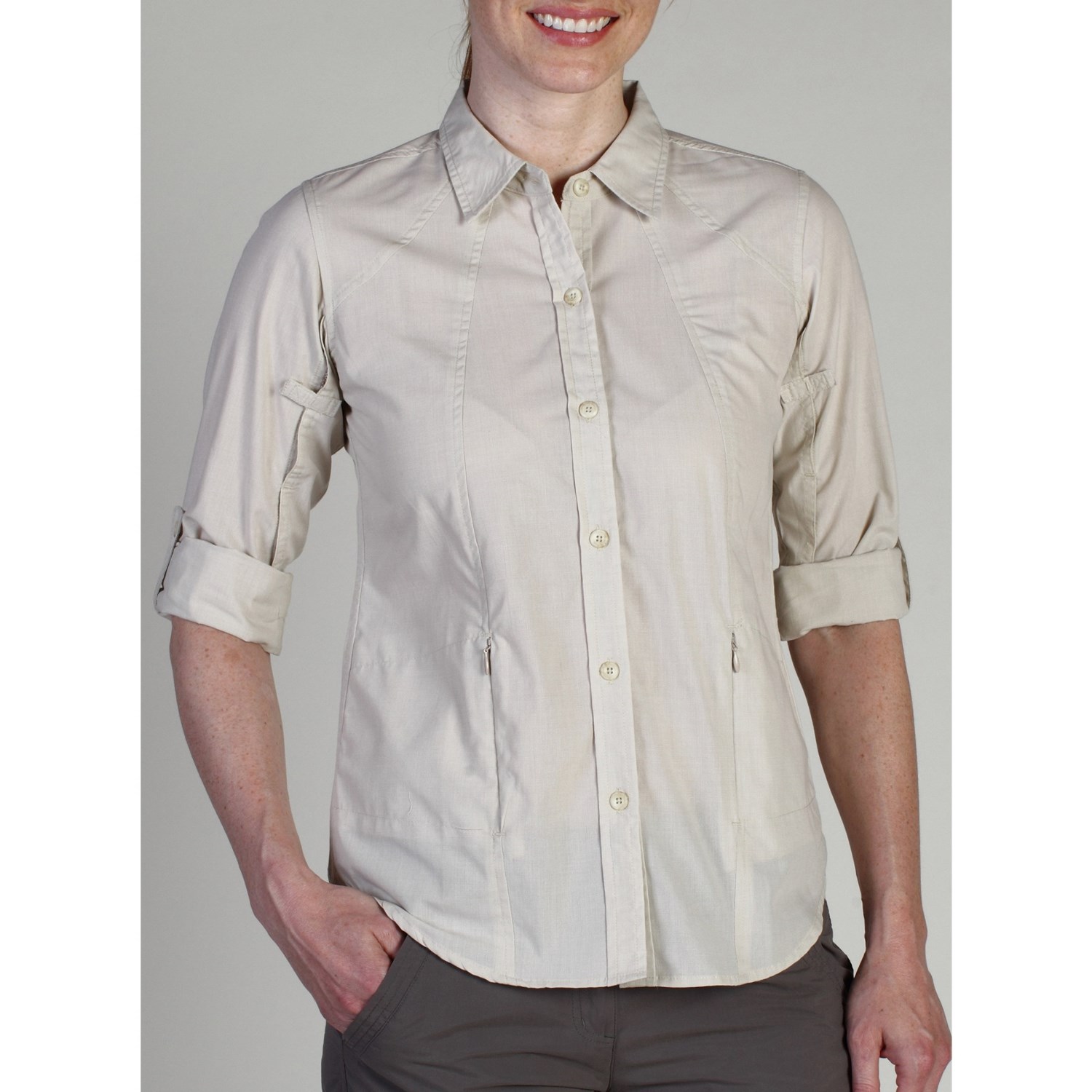 ExOfficio BugsAway® Baja Shirt - UPF 30+, Long Sleeve (For Women)