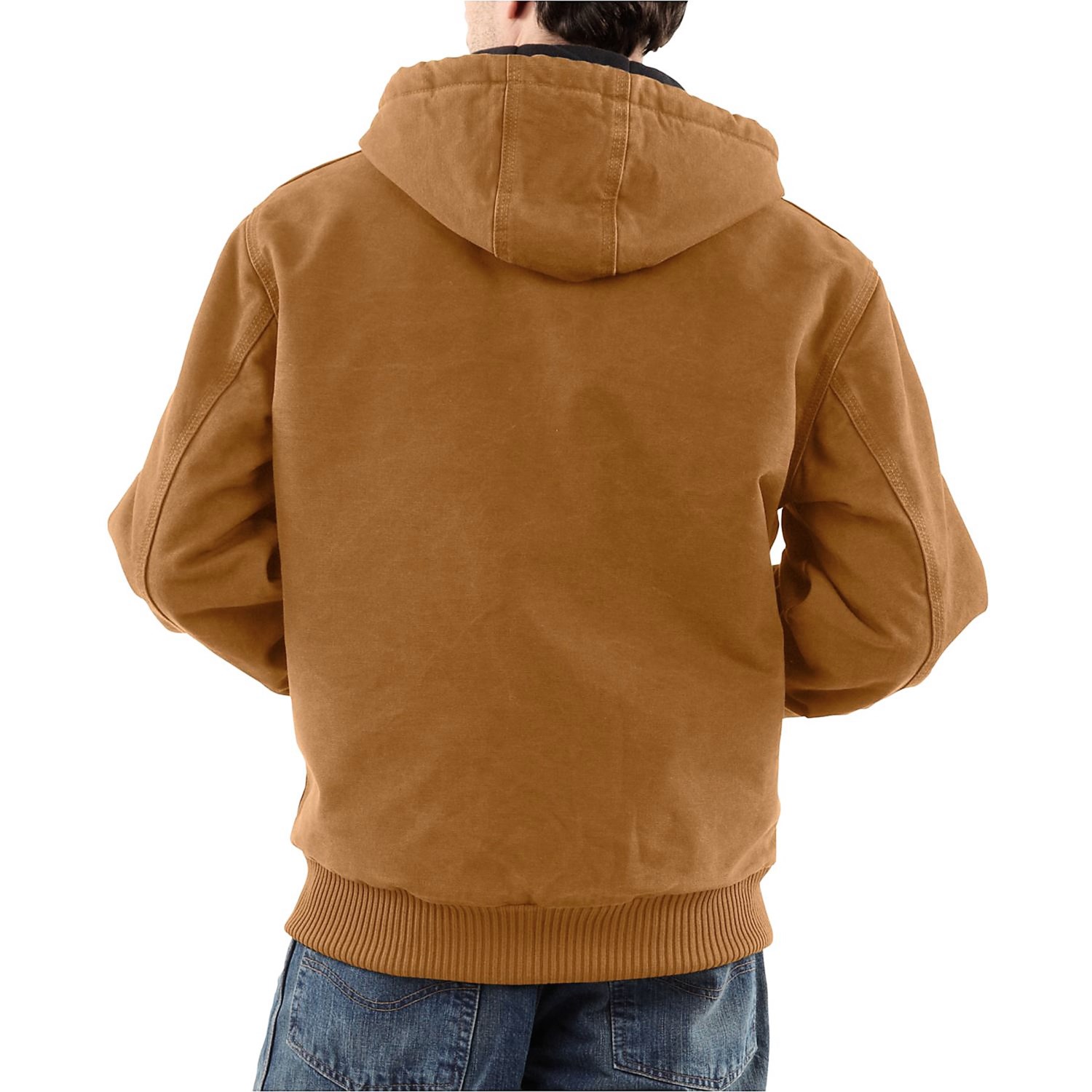 Carhartt Collegiate Sandstone Active Jacket - Quilt Lined, Factory Seconds (For Big and Tall Men)