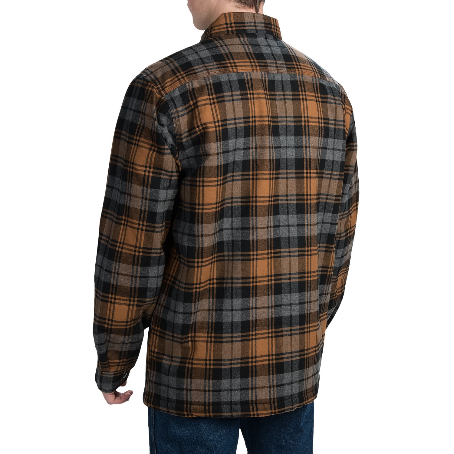 Carhartt Hubbard Sherpa-Lined Shirt Jacket - Snap Front (For Big and Tall Men)