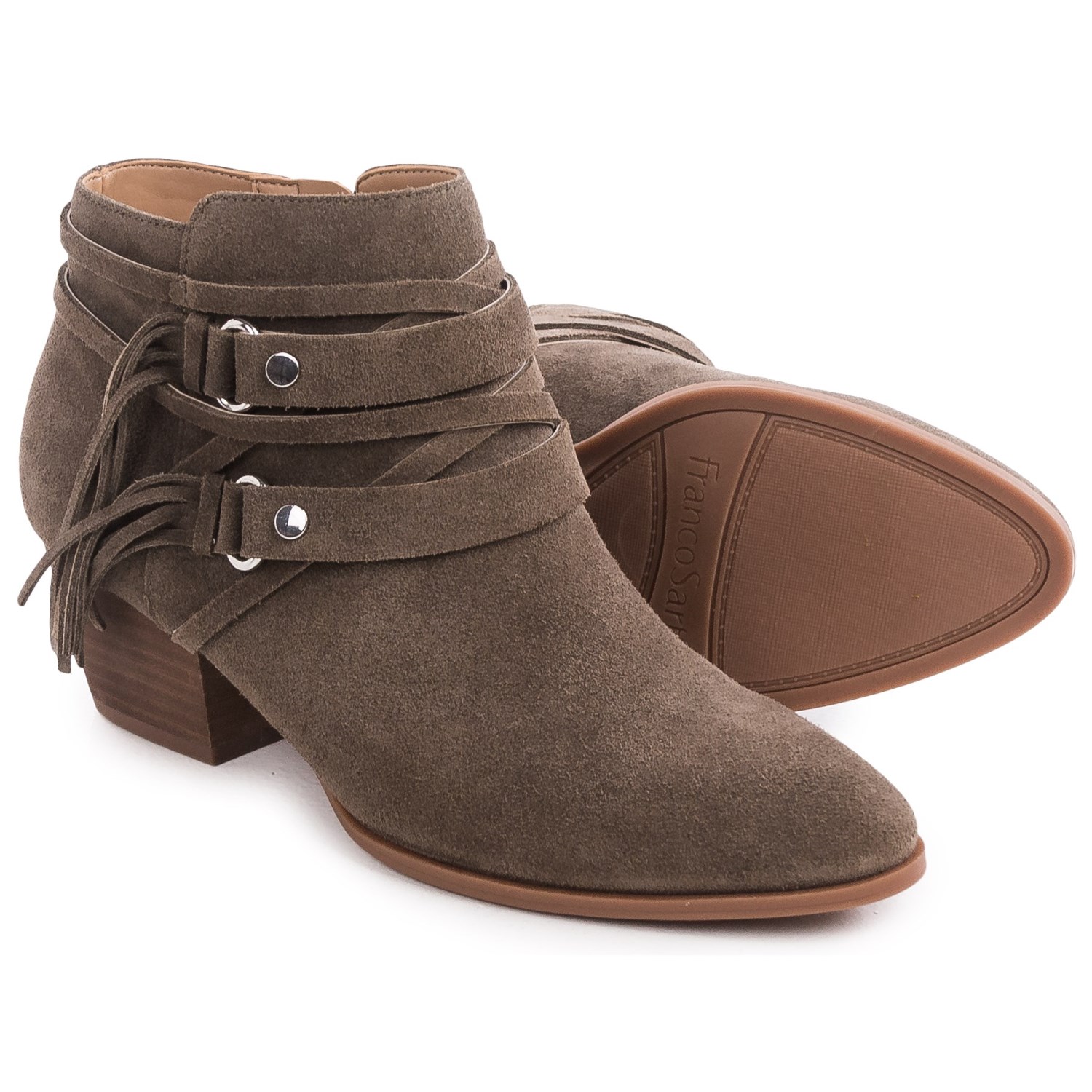 Franco Sarto Gonzalez Western Ankle Boots - Suede (For Women)