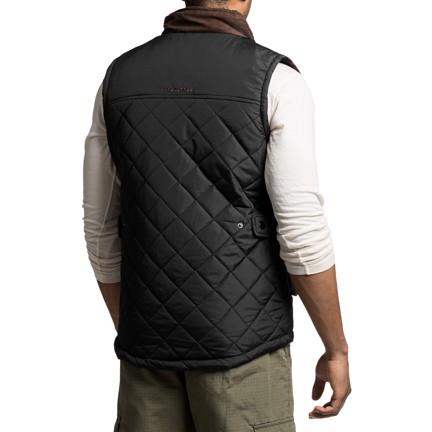 Two-Tone Quilted Vest (For Men)