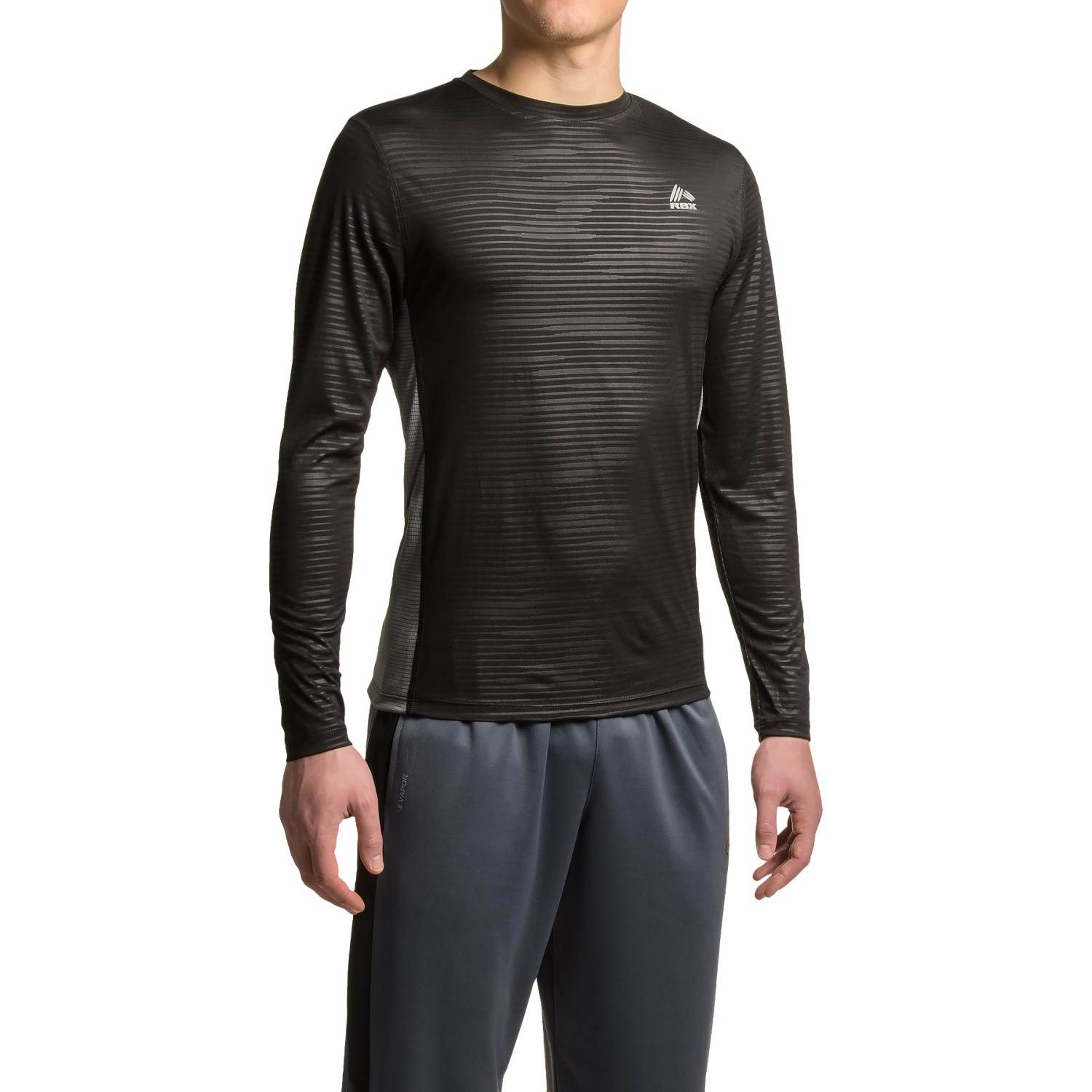 RBX Embossed Mesh Shirt - Long Sleeve (For Men)