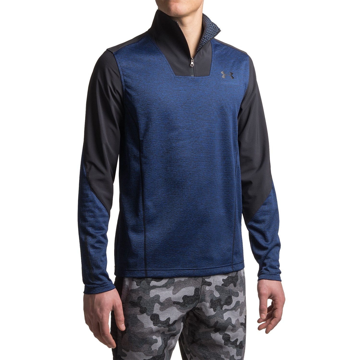 Under Armour ColdGear® Infrared Grid Shirt - Zip Neck, Long Sleeve (For Men)