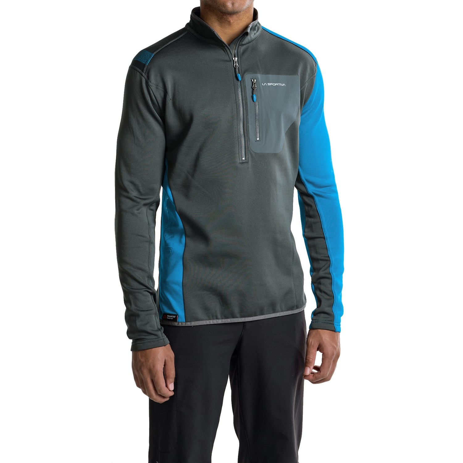 La Sportiva Icon Polartec® Power Dry® Fleece Shirt - Zip Neck, Long Sleeve (For Men)