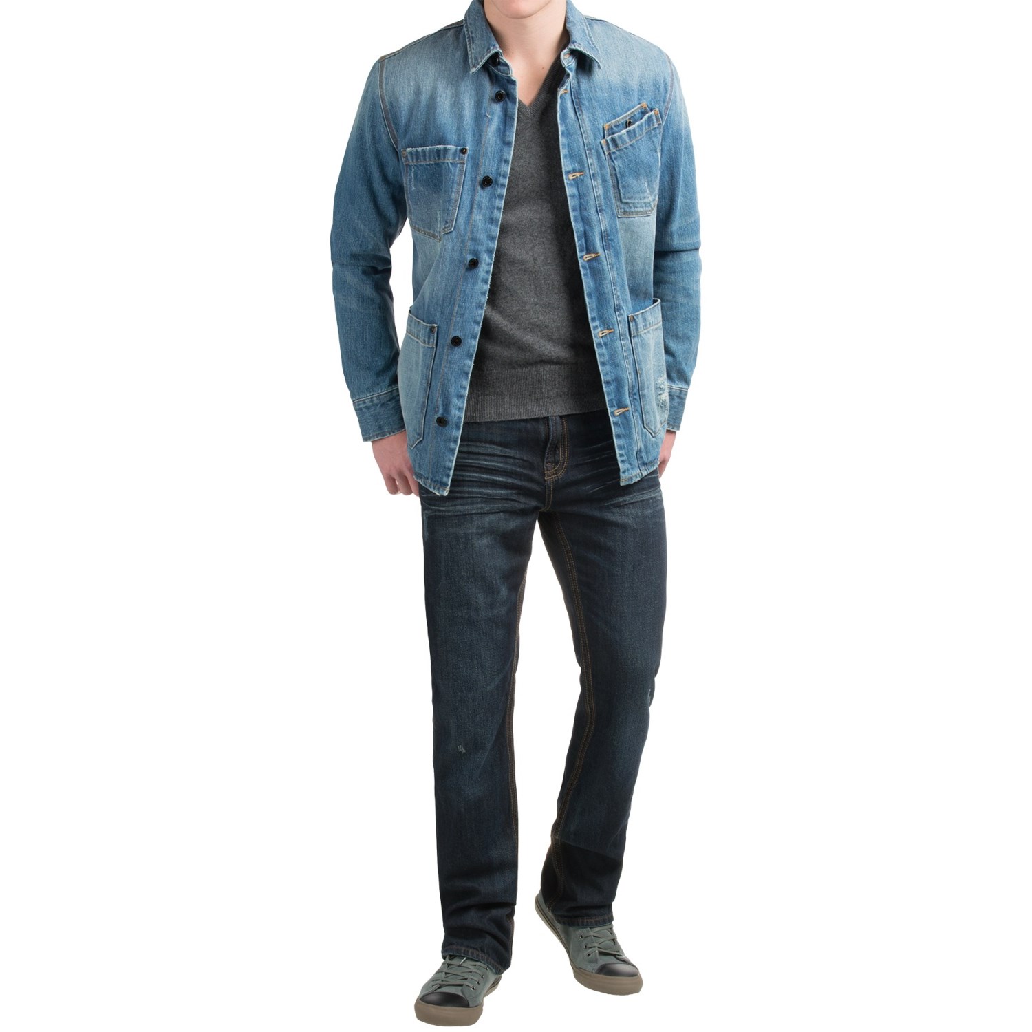 Seven7 Luxury Denim Big Stitch Jeans - Straight Leg (For Men)