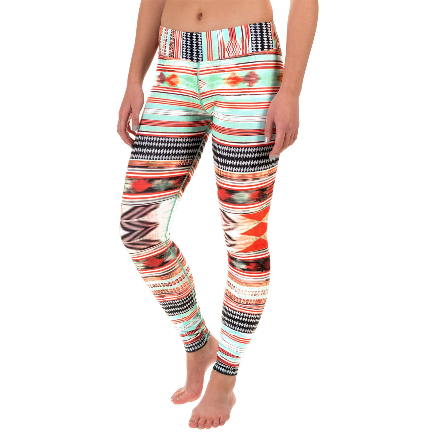 Hot Chillys MTF4000 Printed Leggings - Midweight (For Women)