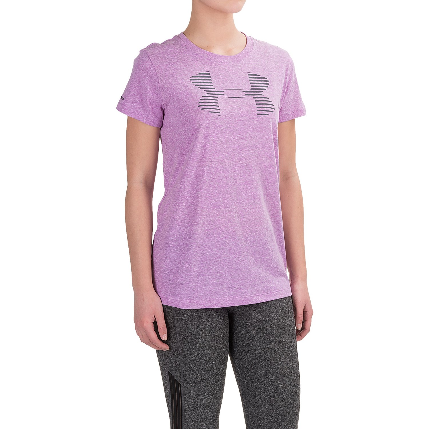 Under Armour UA Favorite Big Logo T-Shirt - Short Sleeve (For Women)