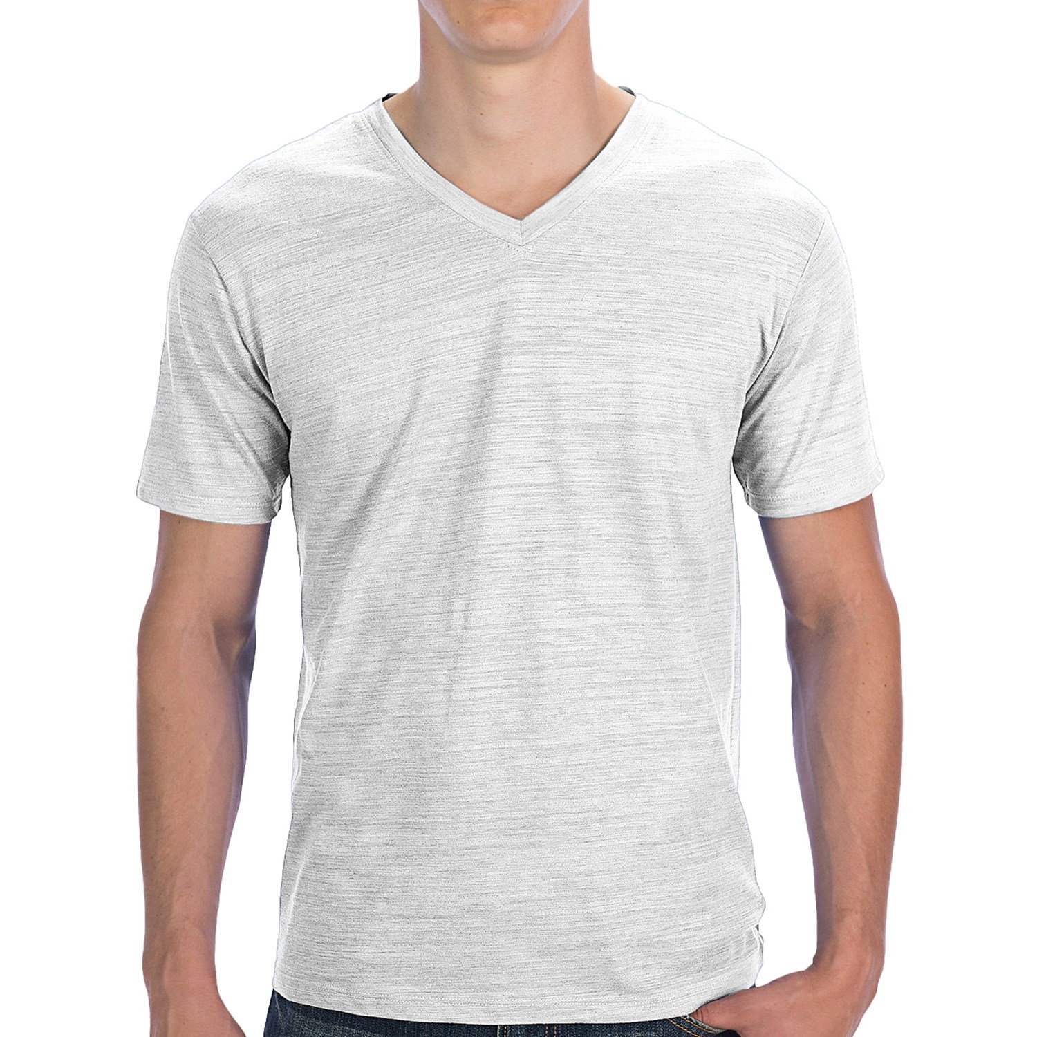 Threads 4 Thought Basic V-Neck Slub T-Shirt - Short Sleeve (For Men)