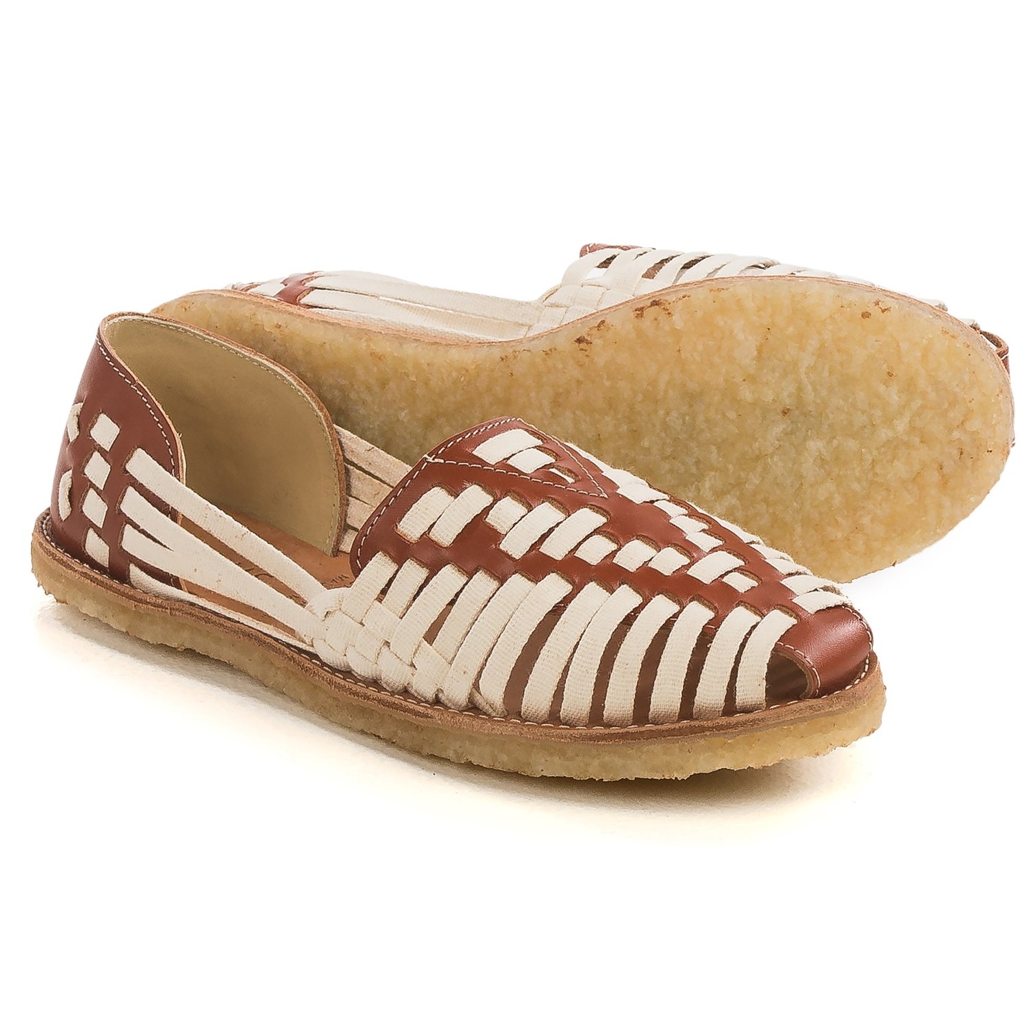 TOMS Classic Huarache Shoes - Leather, Slip-Ons (For Women)