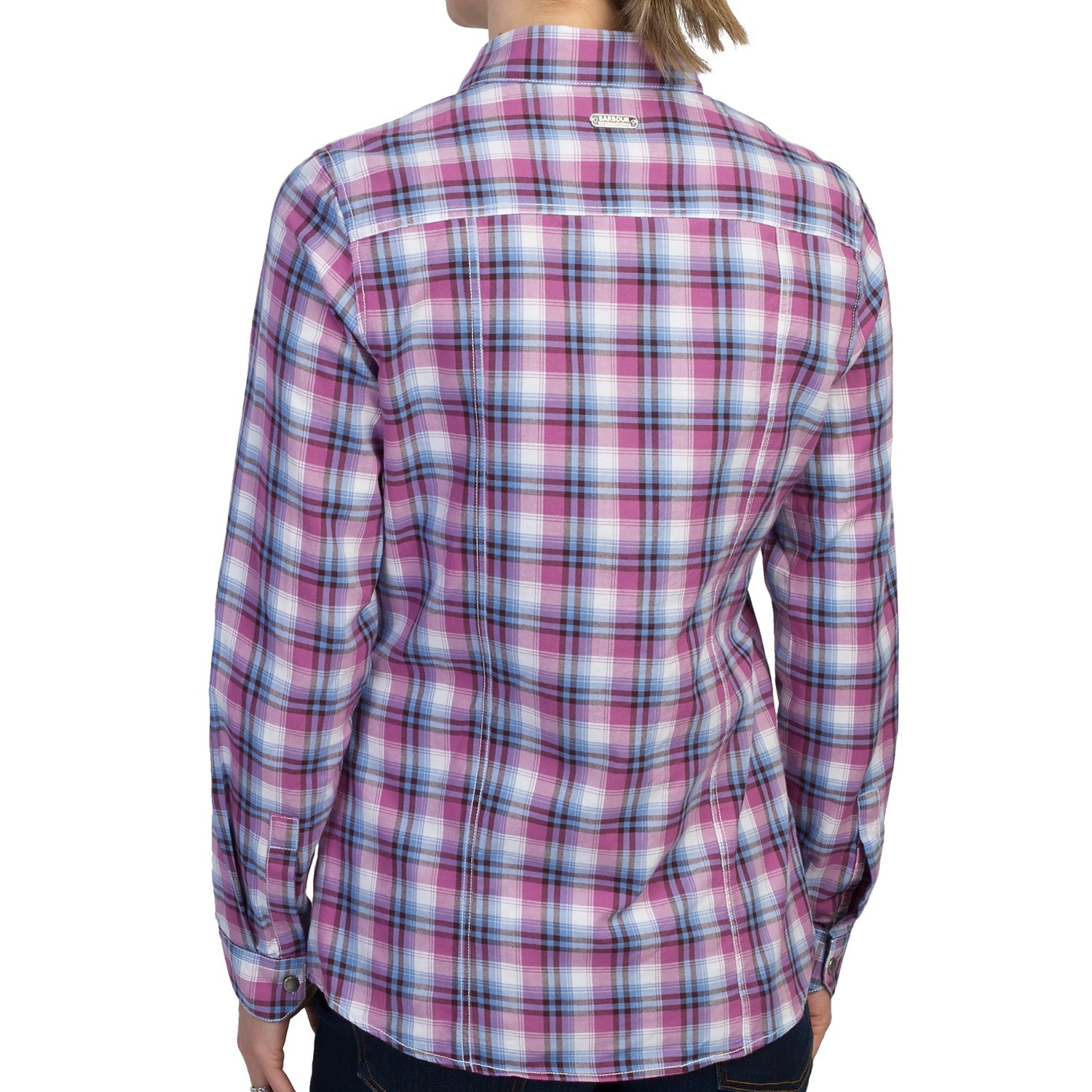 Barbour Minerva Cotton Shirt - Snap Front, Long Sleeve (For Women)