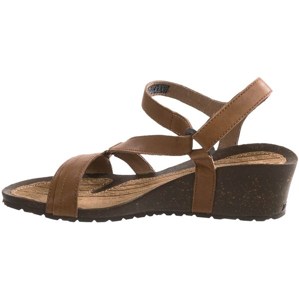 Teva Cabrillo Crossover Wedge Sandals - Leather (For Women)