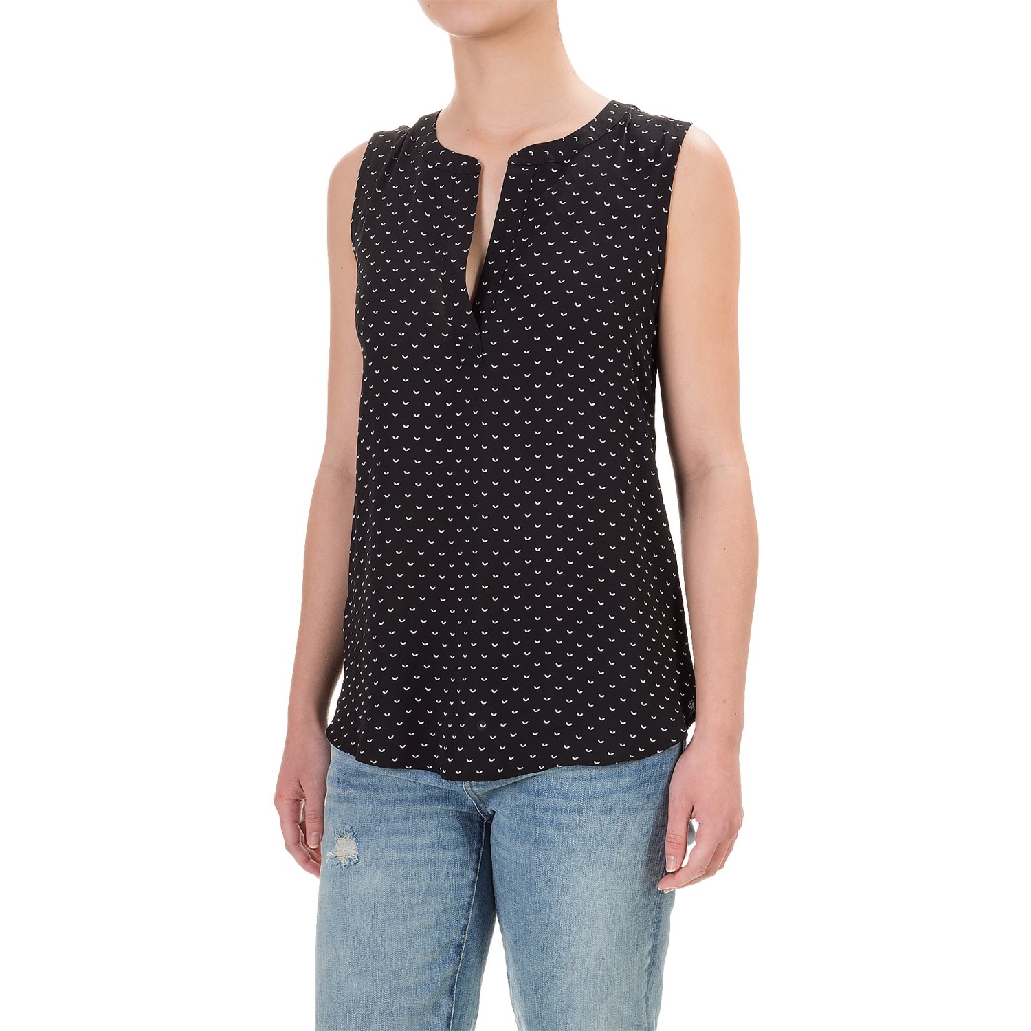 Split-Neck Tank Top (For Women)