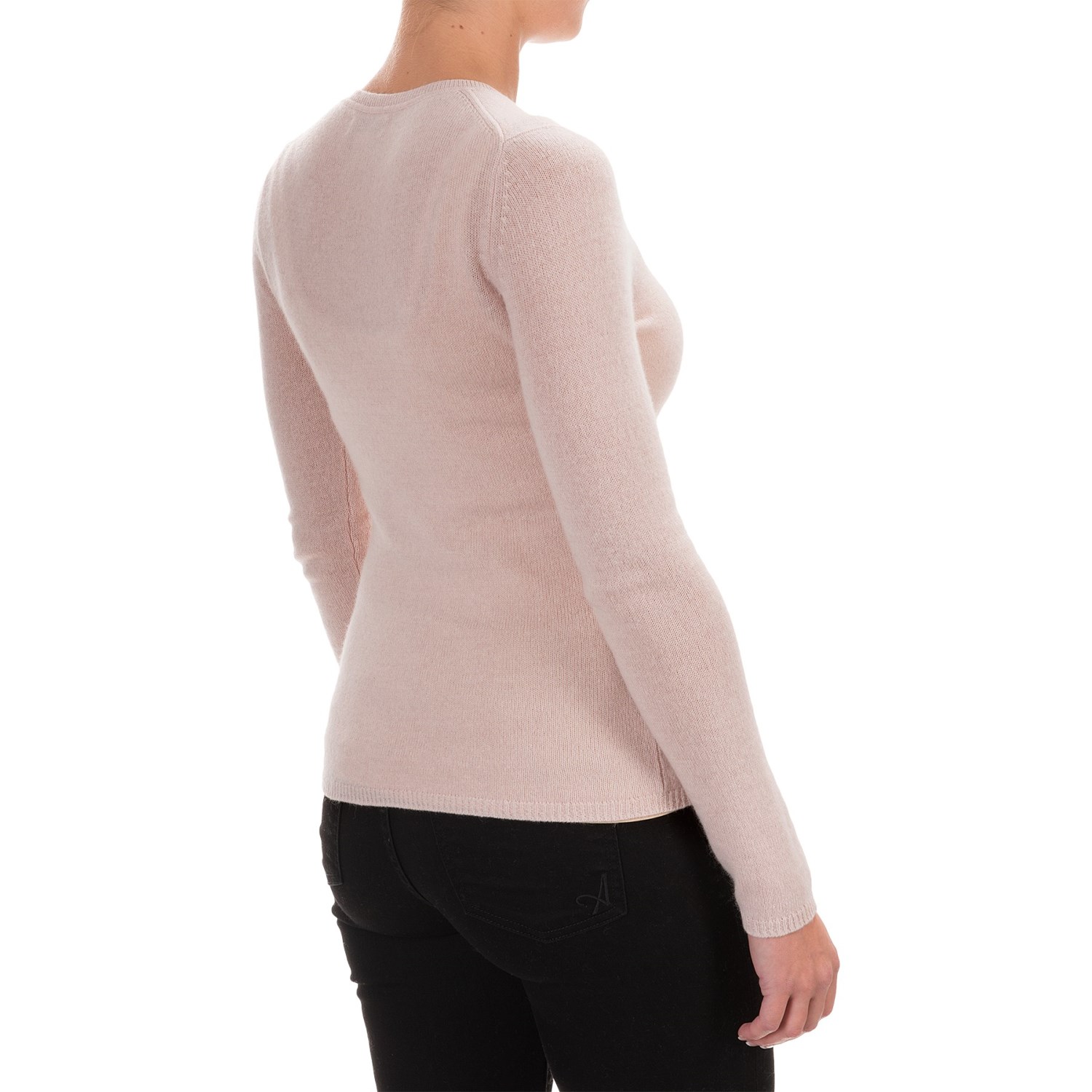 Adrienne Vittadini Cashmere Sweater - Crew Neck  (For Women)