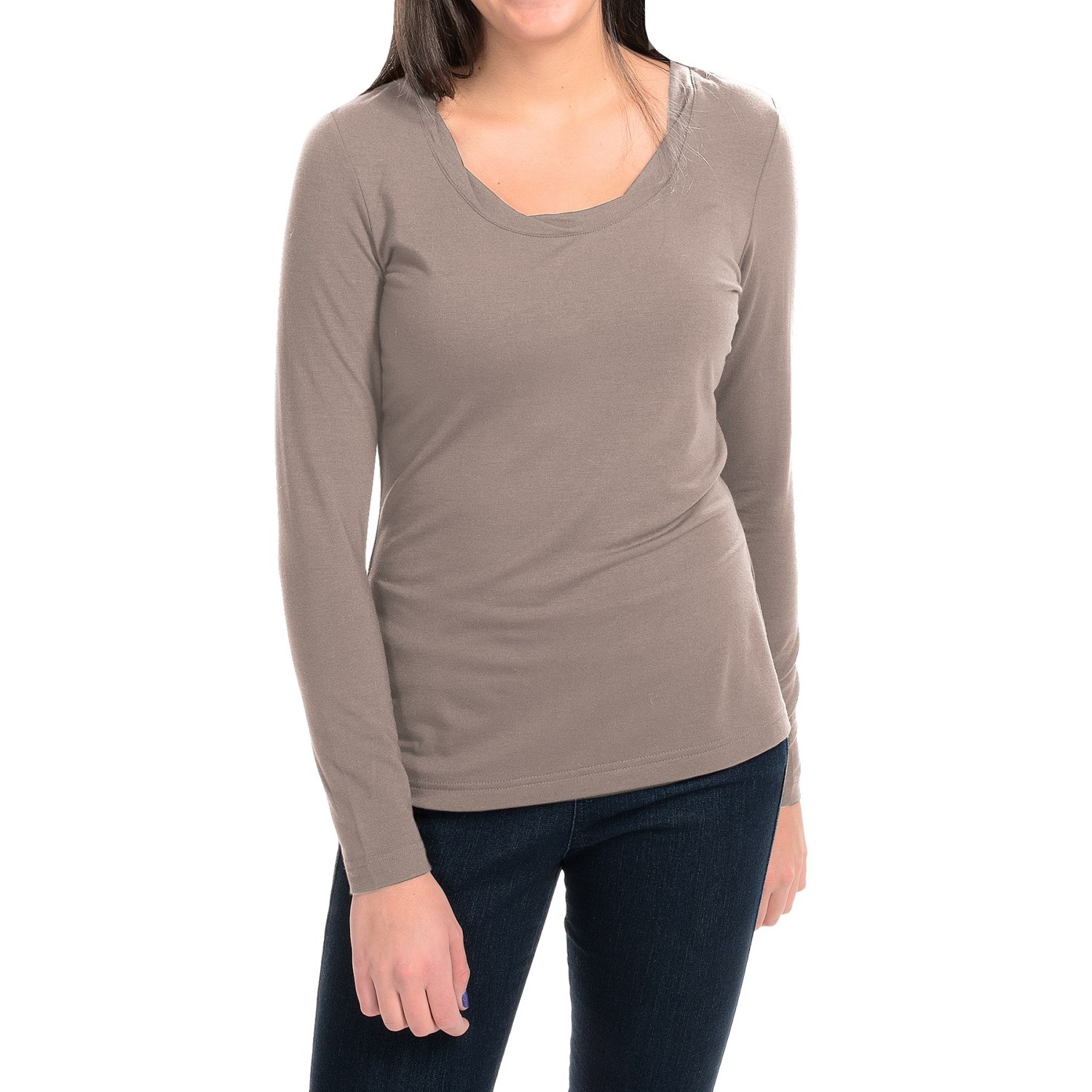 Royal Robbins Essential TENCEL® Twist Neck Shirt - UPF 50+, Long Sleeve (For Women)