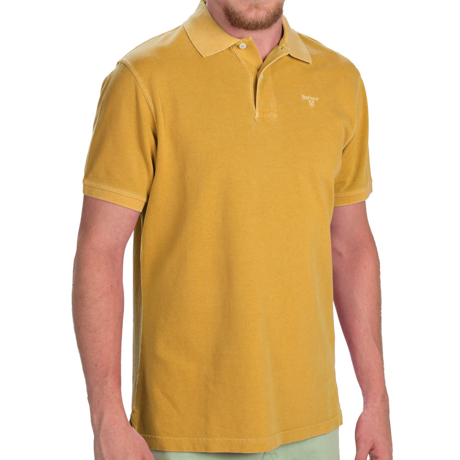 Barbour Washed Sports Polo Shirt - Short Sleeve (For Men)