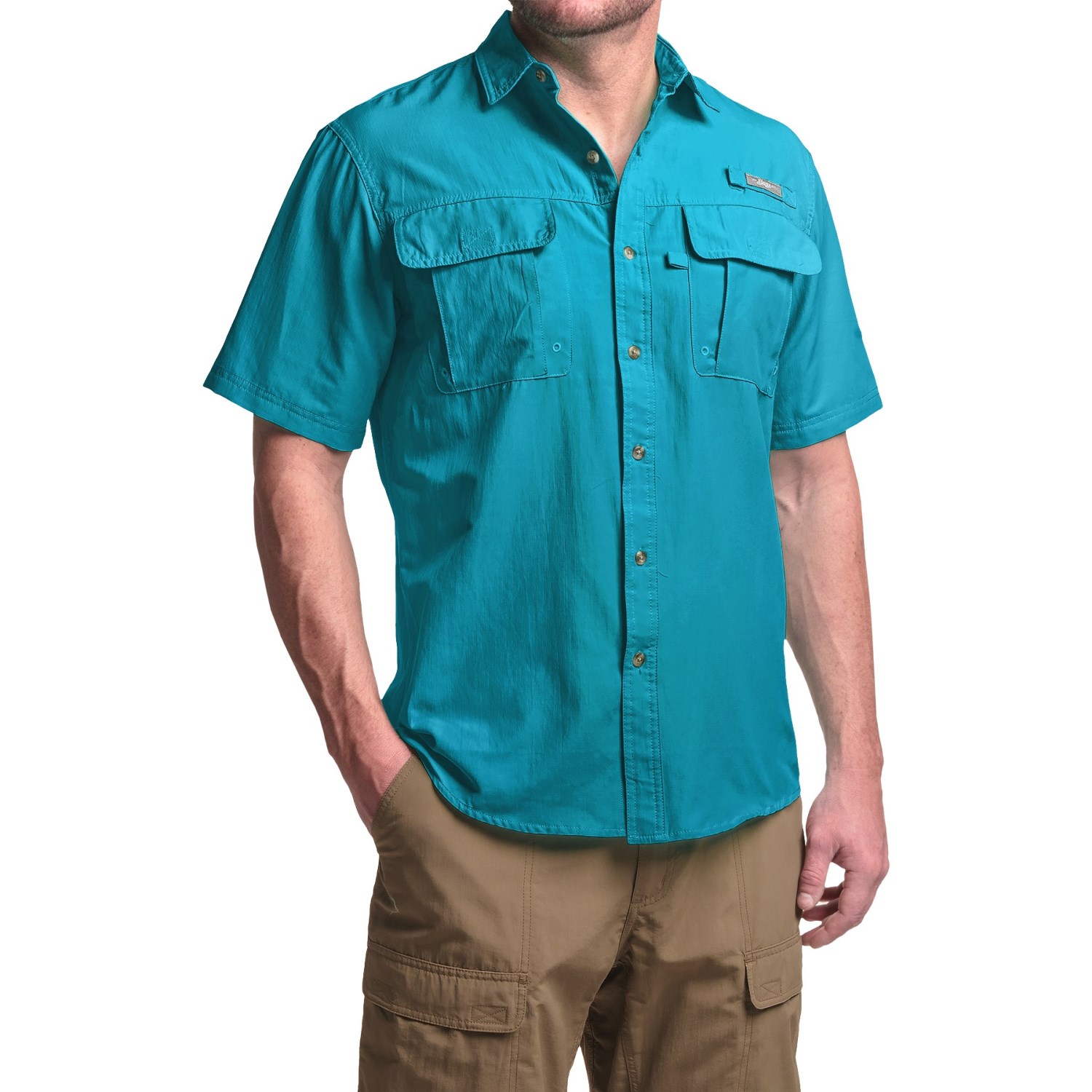 G.H. Bass & Co. Explorer Solid Shirt - UPF 40, Short Sleeve (For Men)