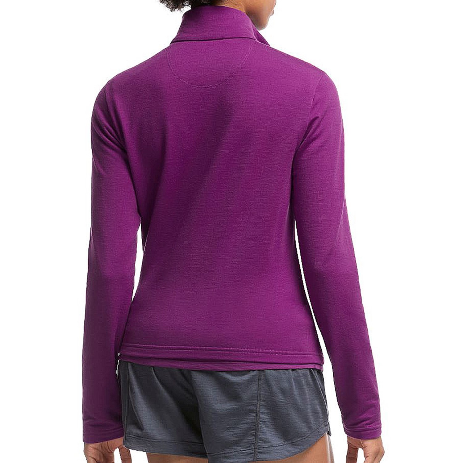 Icebreaker Victory Zip Shirt - UPF 40+, Merino Wool, Long Sleeve (For Women)