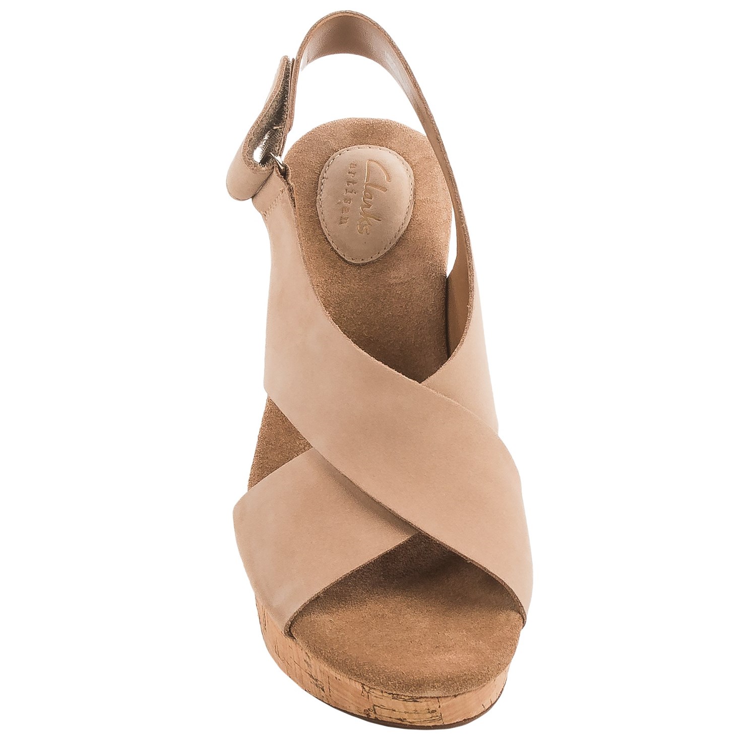 Clarks Caslynn Shae Wedge Sandals - Nubuck (For Women)