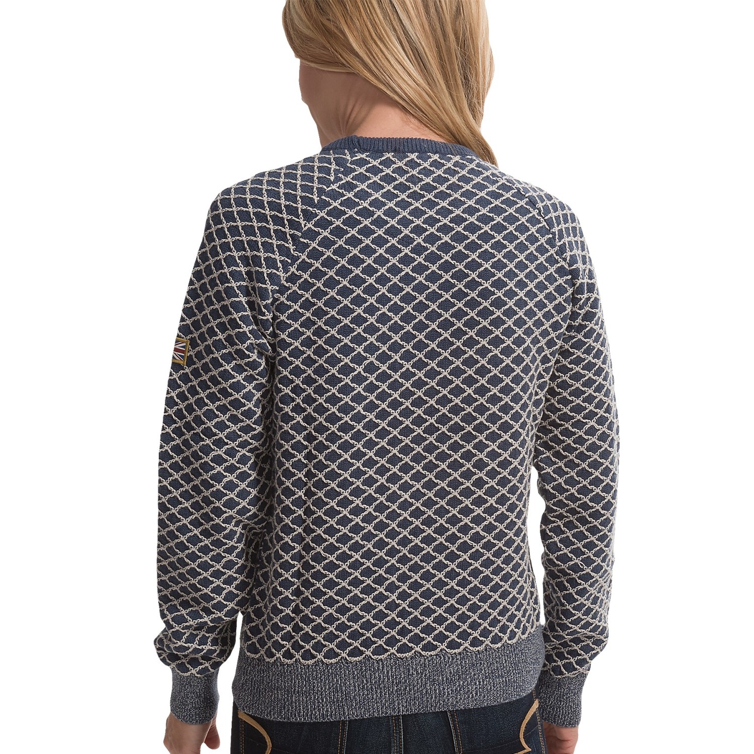 Barbour Cotton Crew Neck Sweater (For Women)