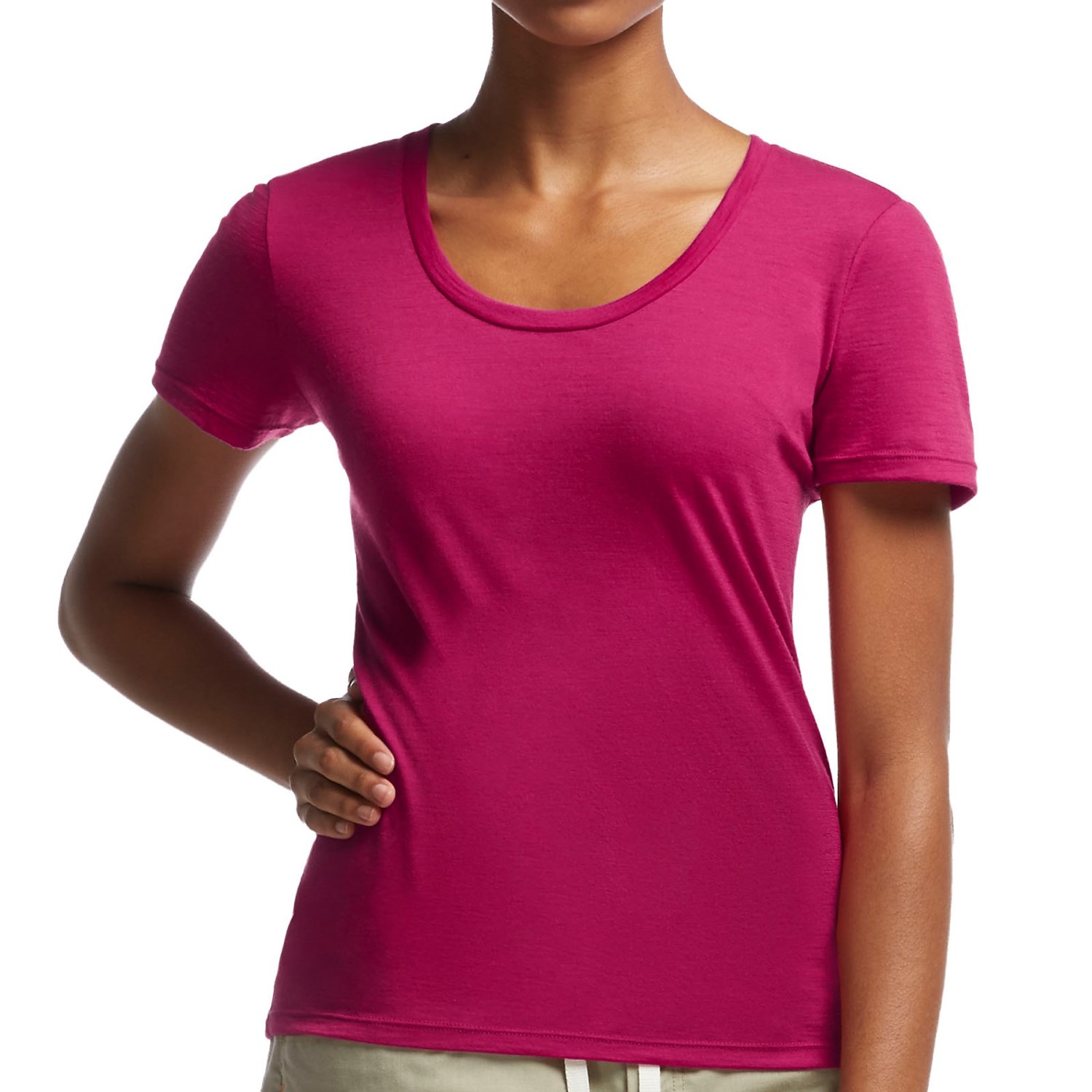 Icebreaker Tech Lite Scoop Neck T-Shirt - UPF 20+, Merino Wool, Short Sleeve (For Women)