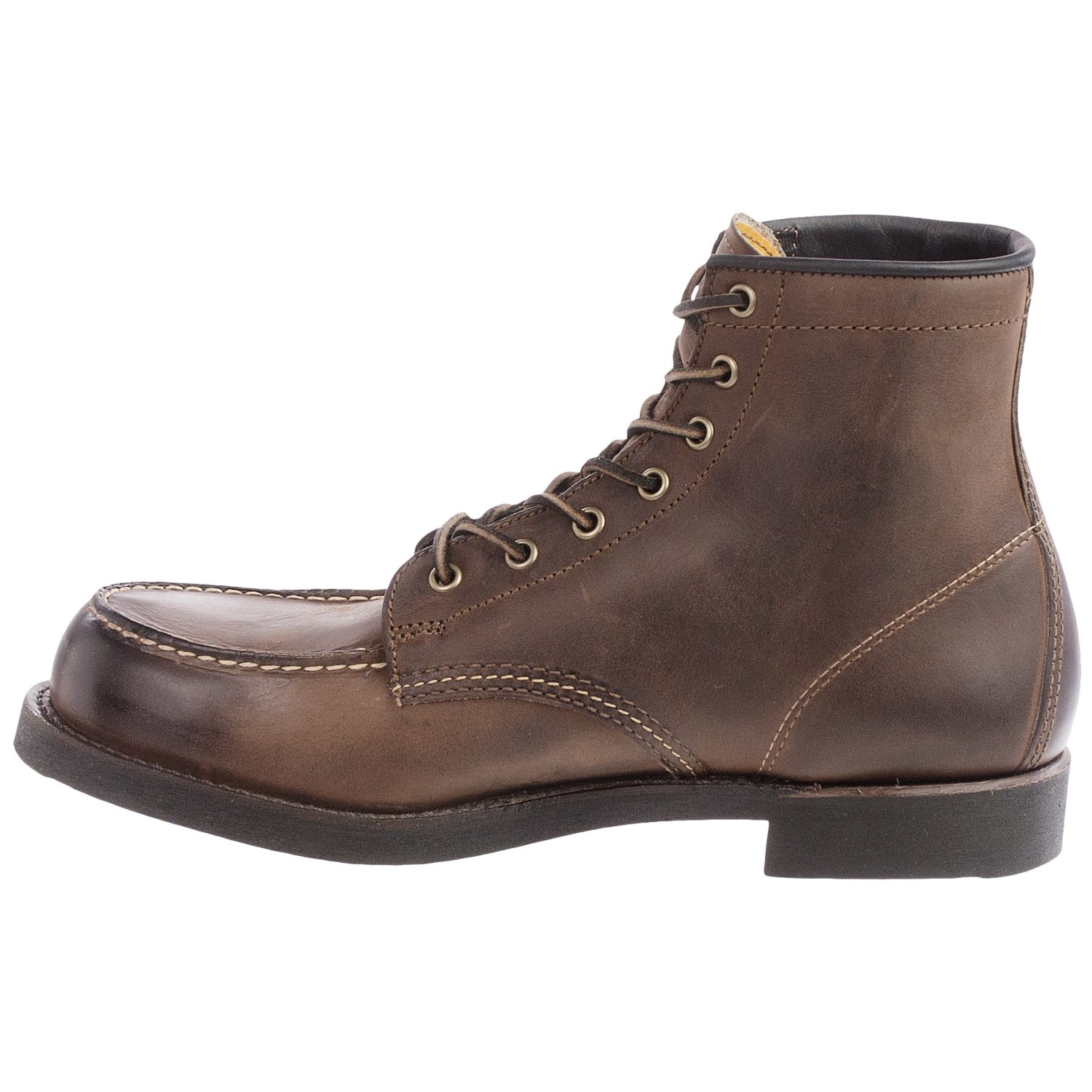 Frye Arkansas Moc Toe Rugged Leather Boots (For Men)