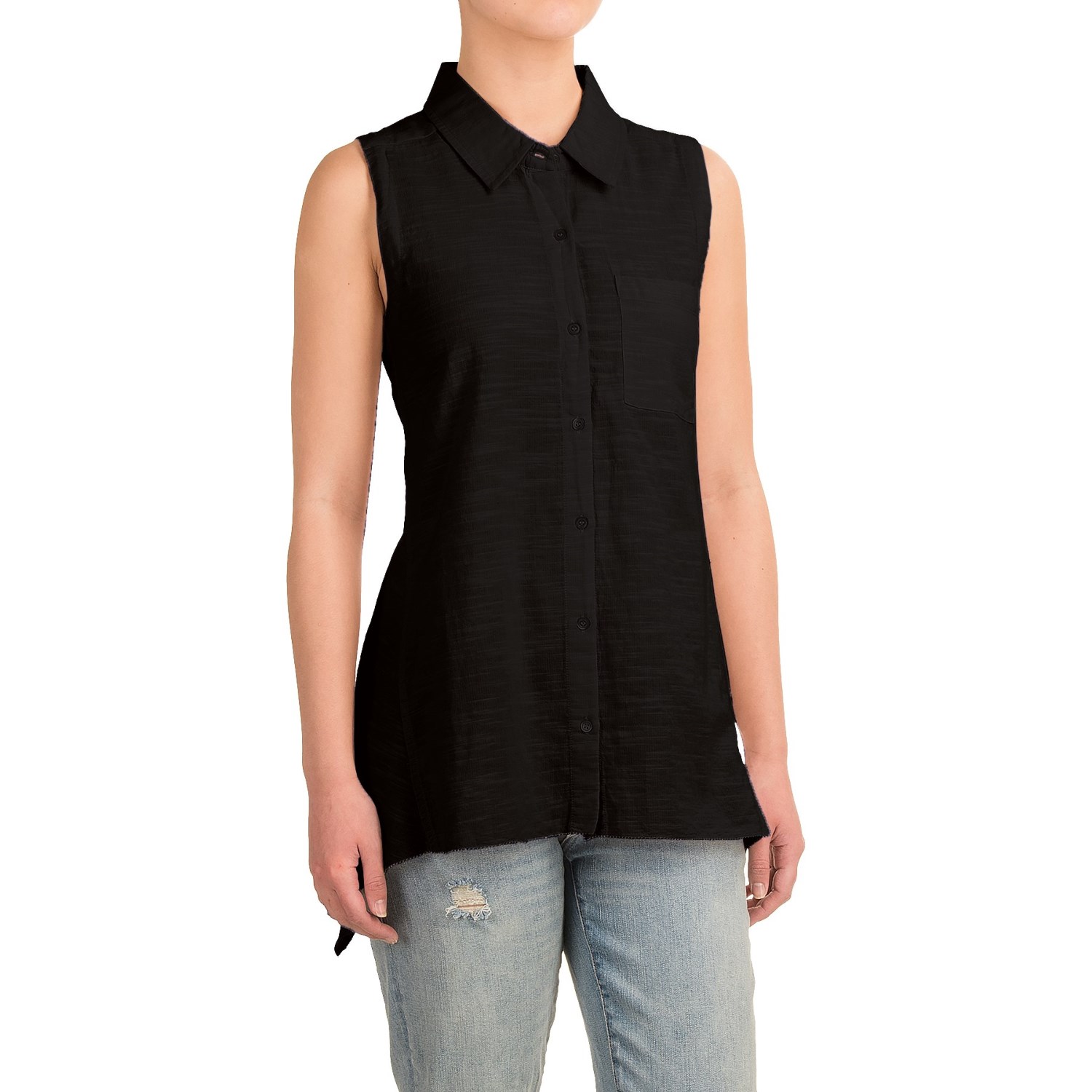 dylan Button Shirt - Sleeveless (For Women)