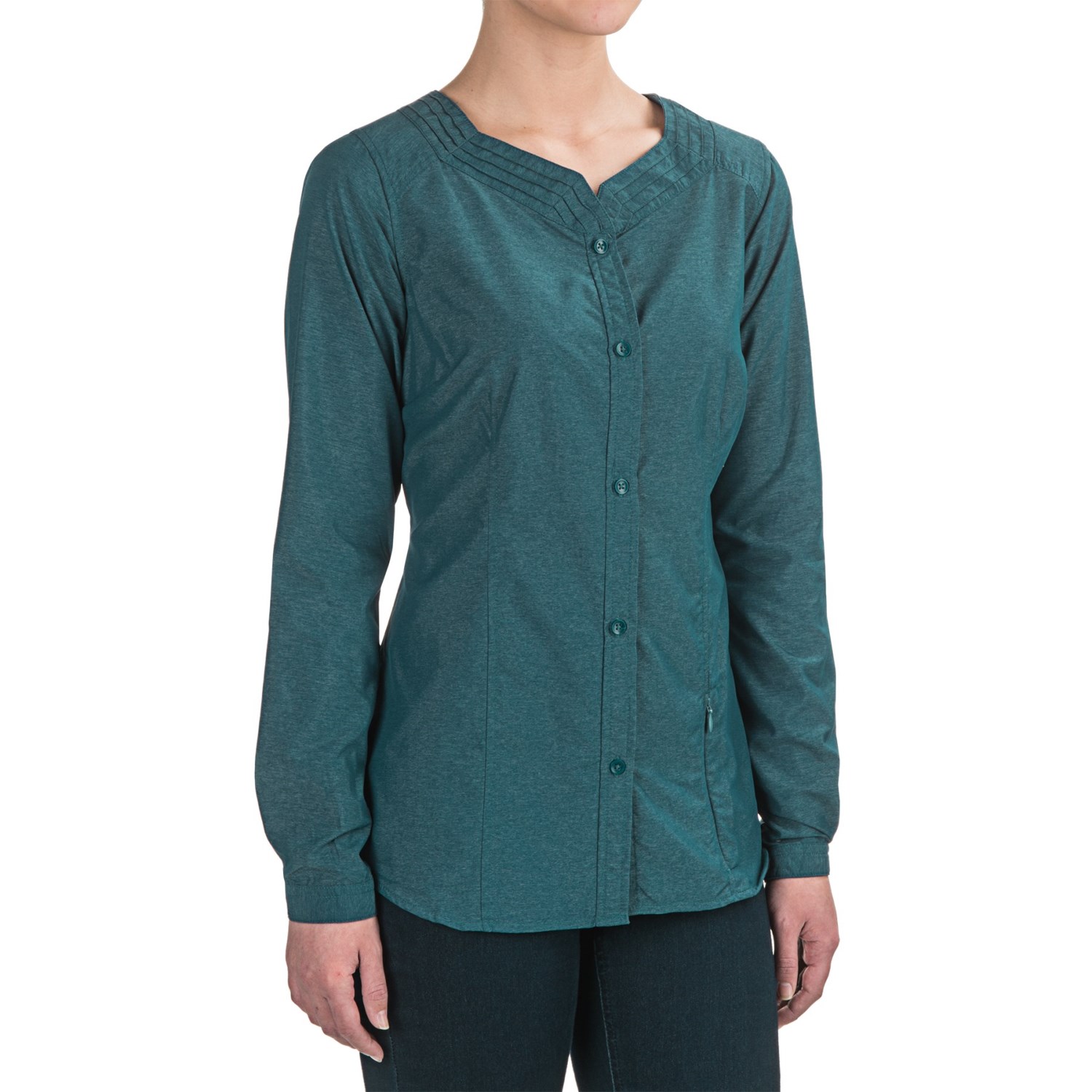 ExOfficio Dryflylite Blouse - UPF 30+, Long Sleeve (For Women)