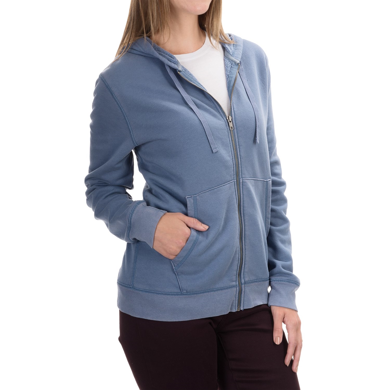 Two-Pocket Zip Hoodie (For Women)