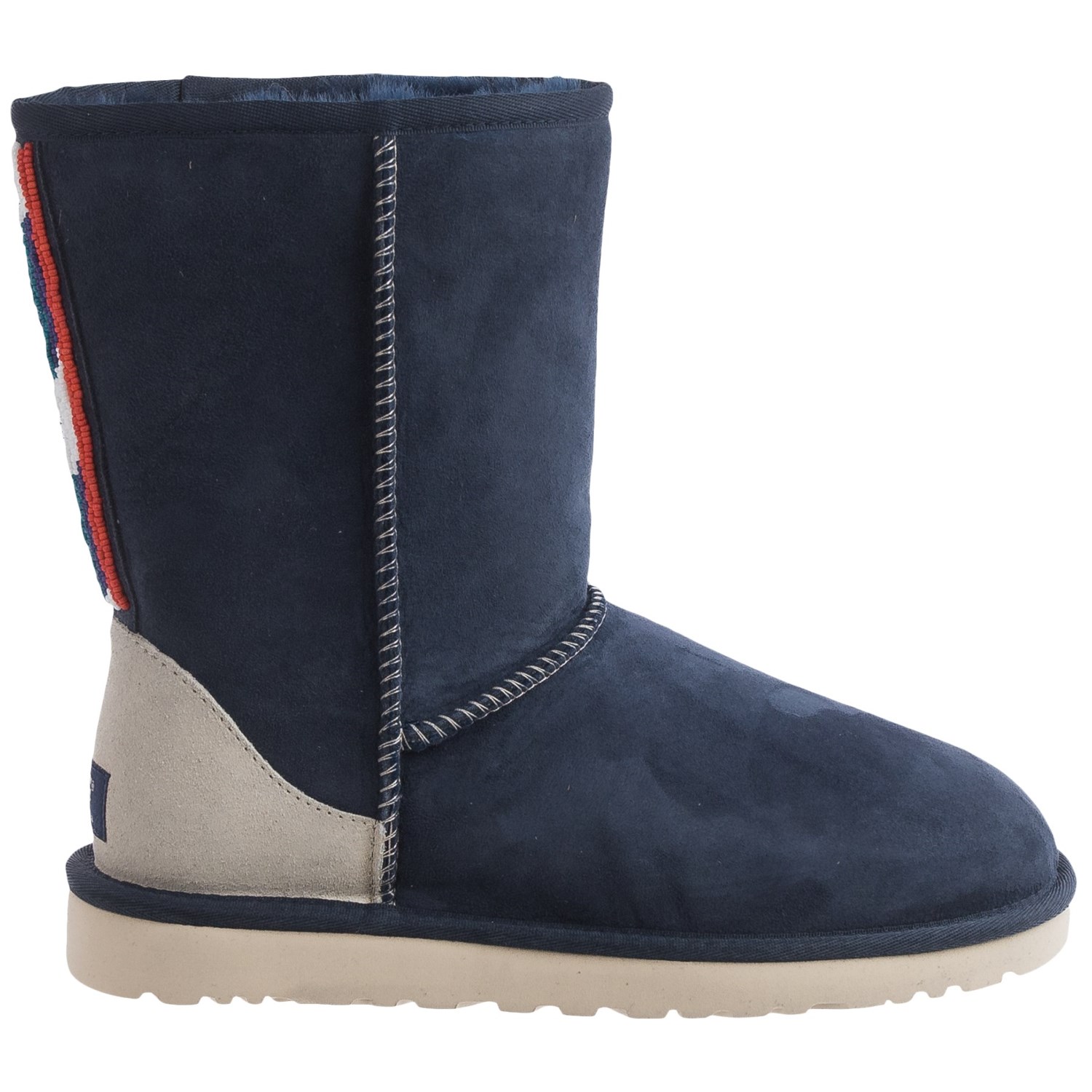 UGG® Australia Classic Short Serape Beads Boots - Suede (For Women)