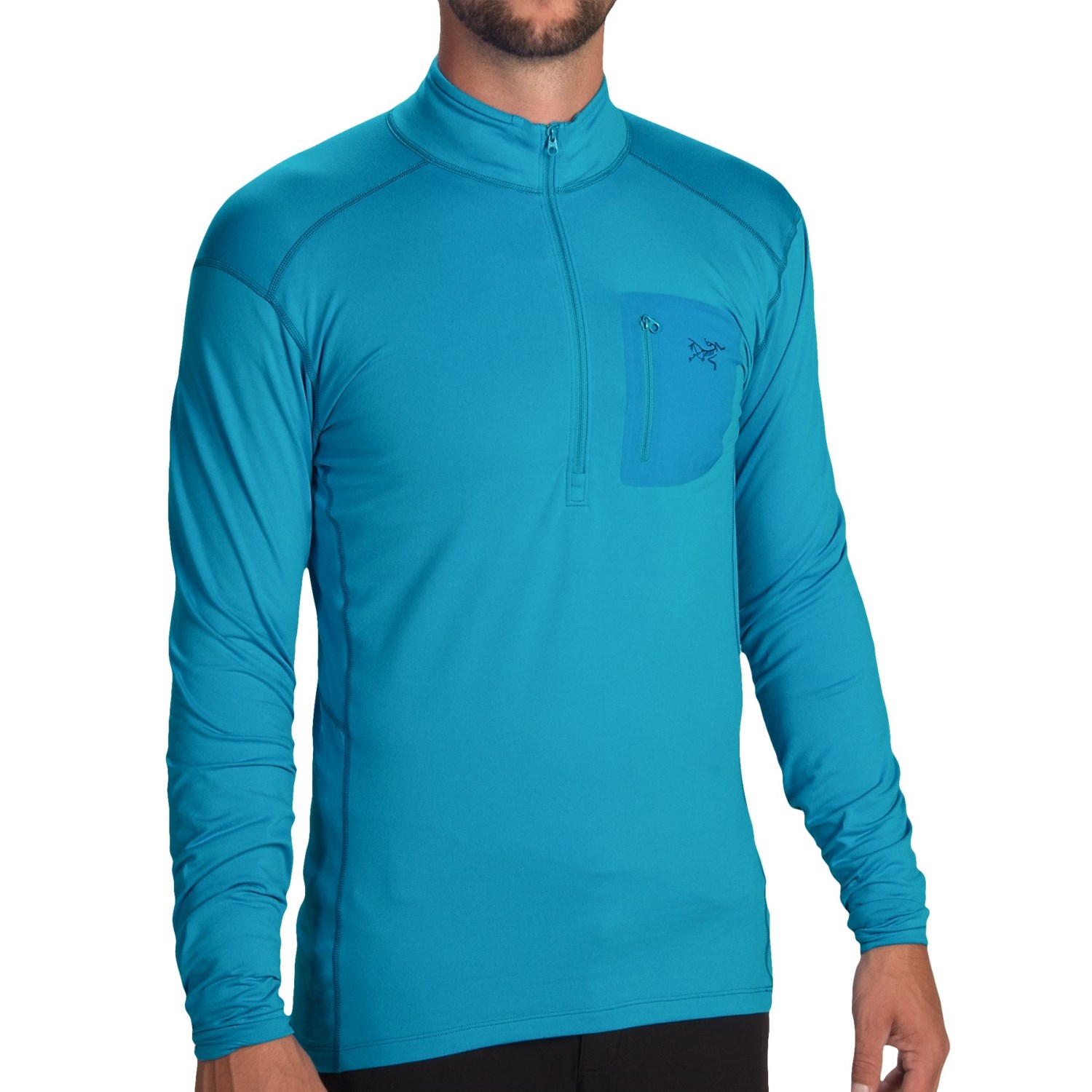 Arc’teryx Rho LT Base Layer Shirt - Zip Neck, Long Sleeve (For Men)