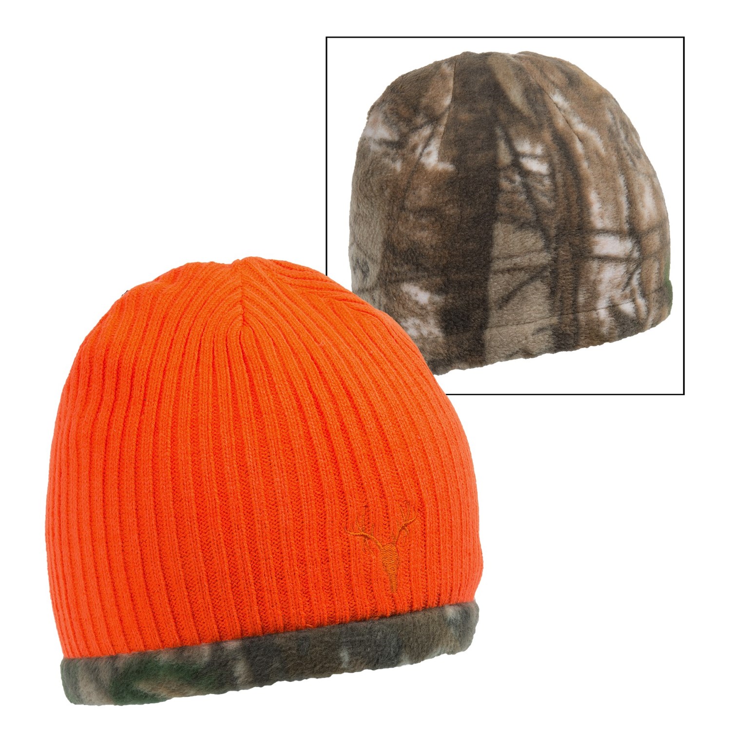 Jacob Ash Hot Shot Reversible Fleece Beanie (For Men and Women)