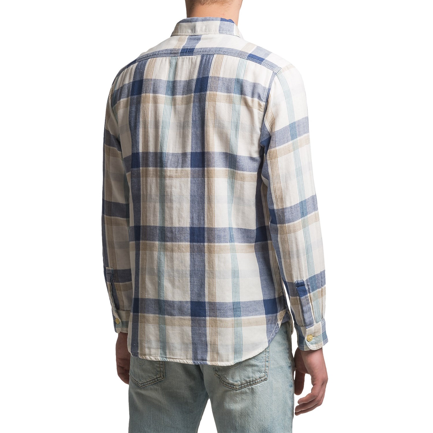 True Grit Malibu Double Light Indigo Shirt - Long Sleeve (For Men)