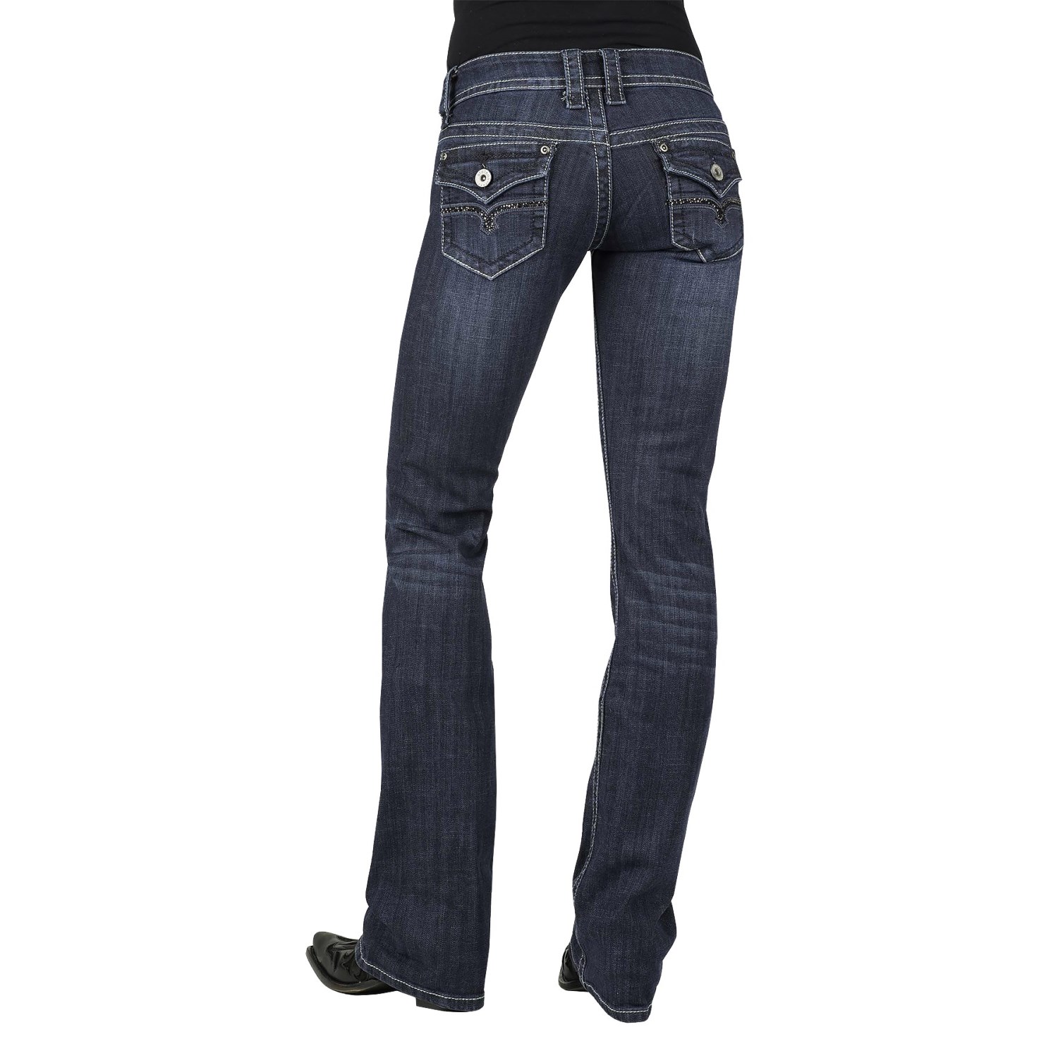 Stetson Contemporary Flap-Pocket Jeans - Low Rise, Bootcut (For Women)