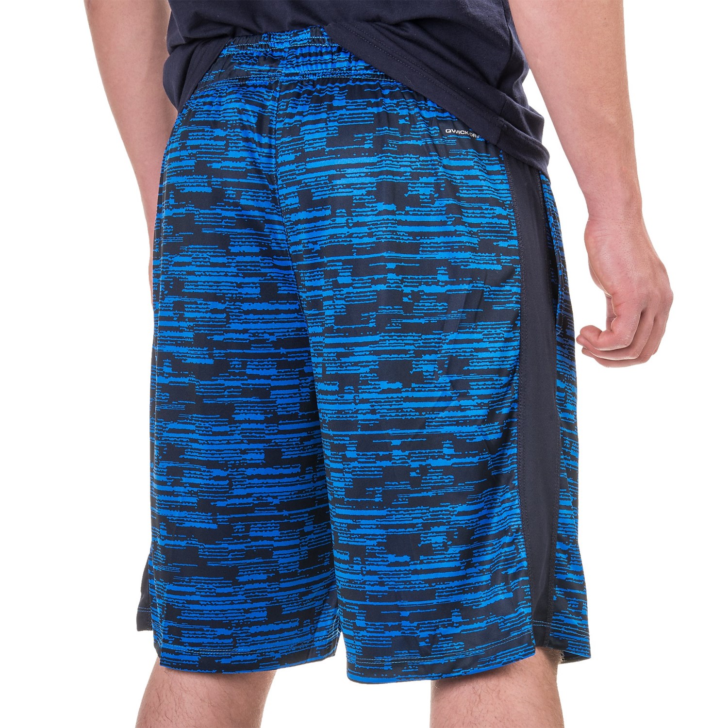 Layer 8 Printed Knit Training Shorts (For Men)