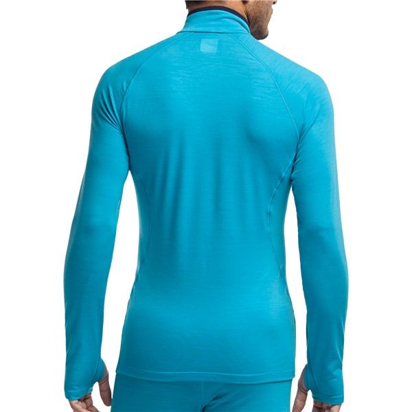 Icebreaker GT200 Sprint Zip Neck Base Layer Top - Lightweight, Merino Wool, Long Sleeve (For Men)