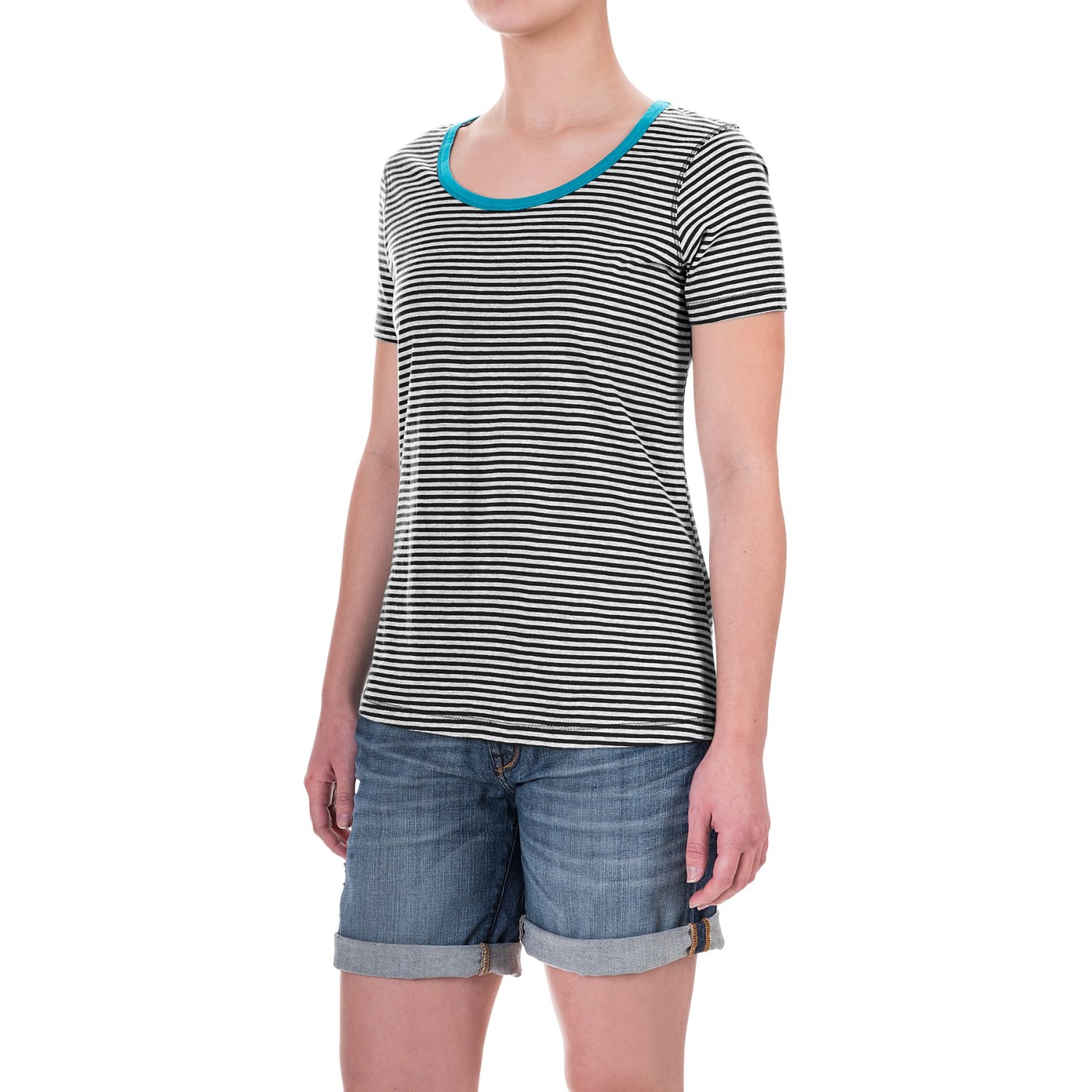 Aventura Clothing Greer Striped T-Shirt - Short Sleeve (For Women)