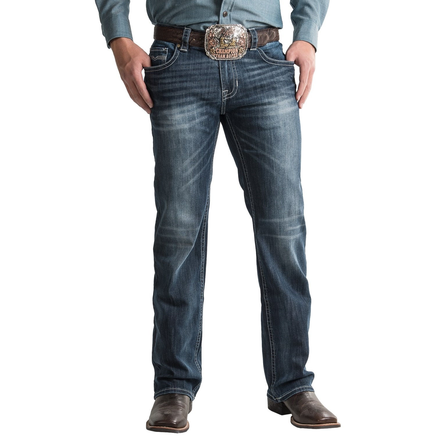 Rock & Roll Cowboy Pistol Jeans - Regular Fit, Straight Leg (For Men)