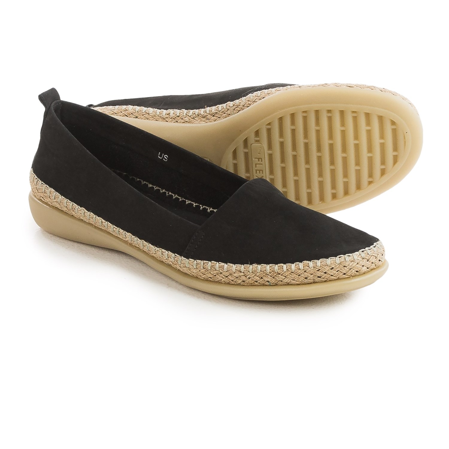 The Flexx Rapid Espadrille Flats - Leather (For Women)