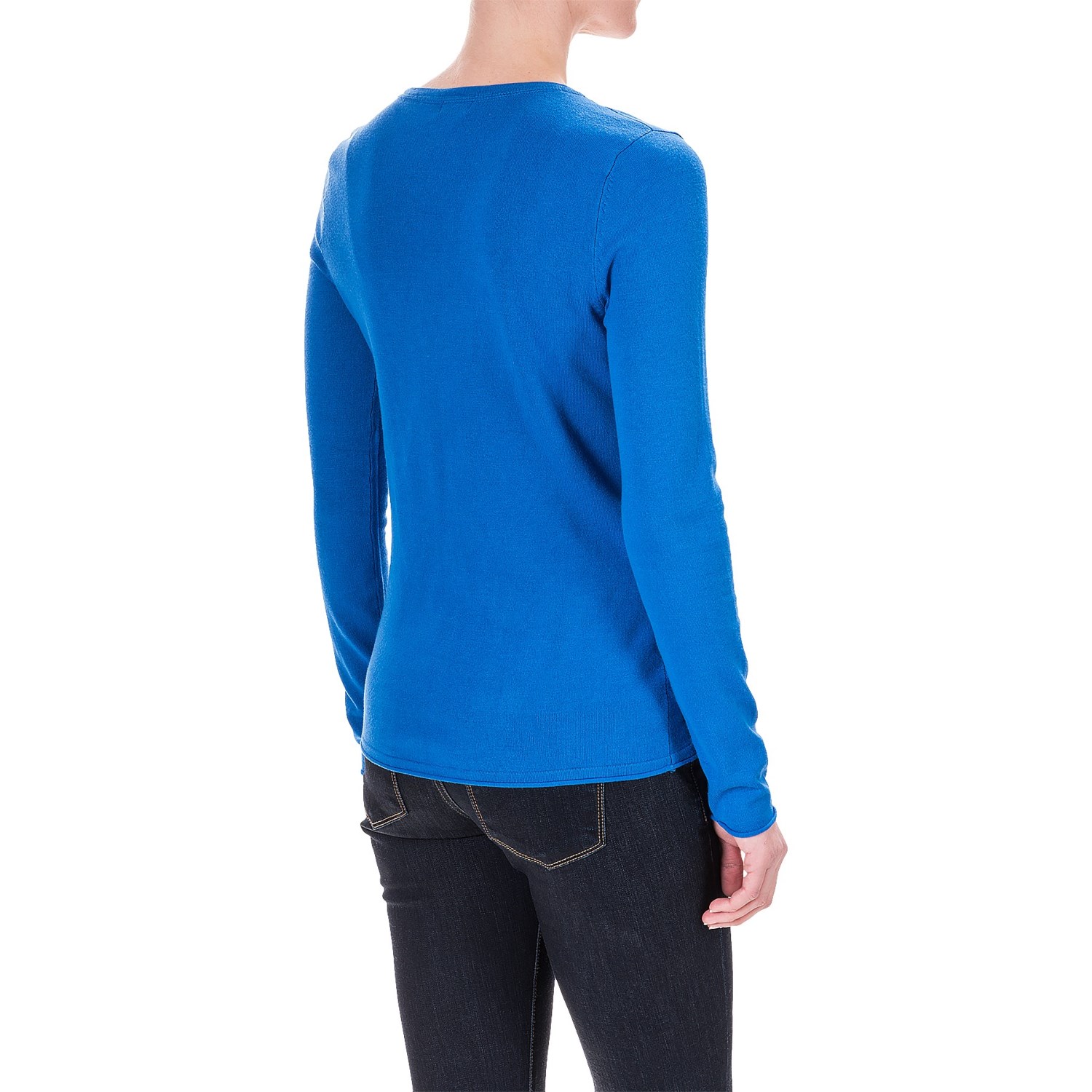 Rayon Pocketed Cardigan Sweater - V-Neck