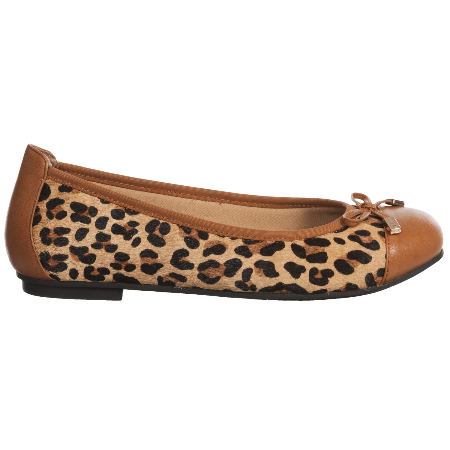 Vionic with Orthaheel Technology Minna Ballet Flats - Leather (For Women)