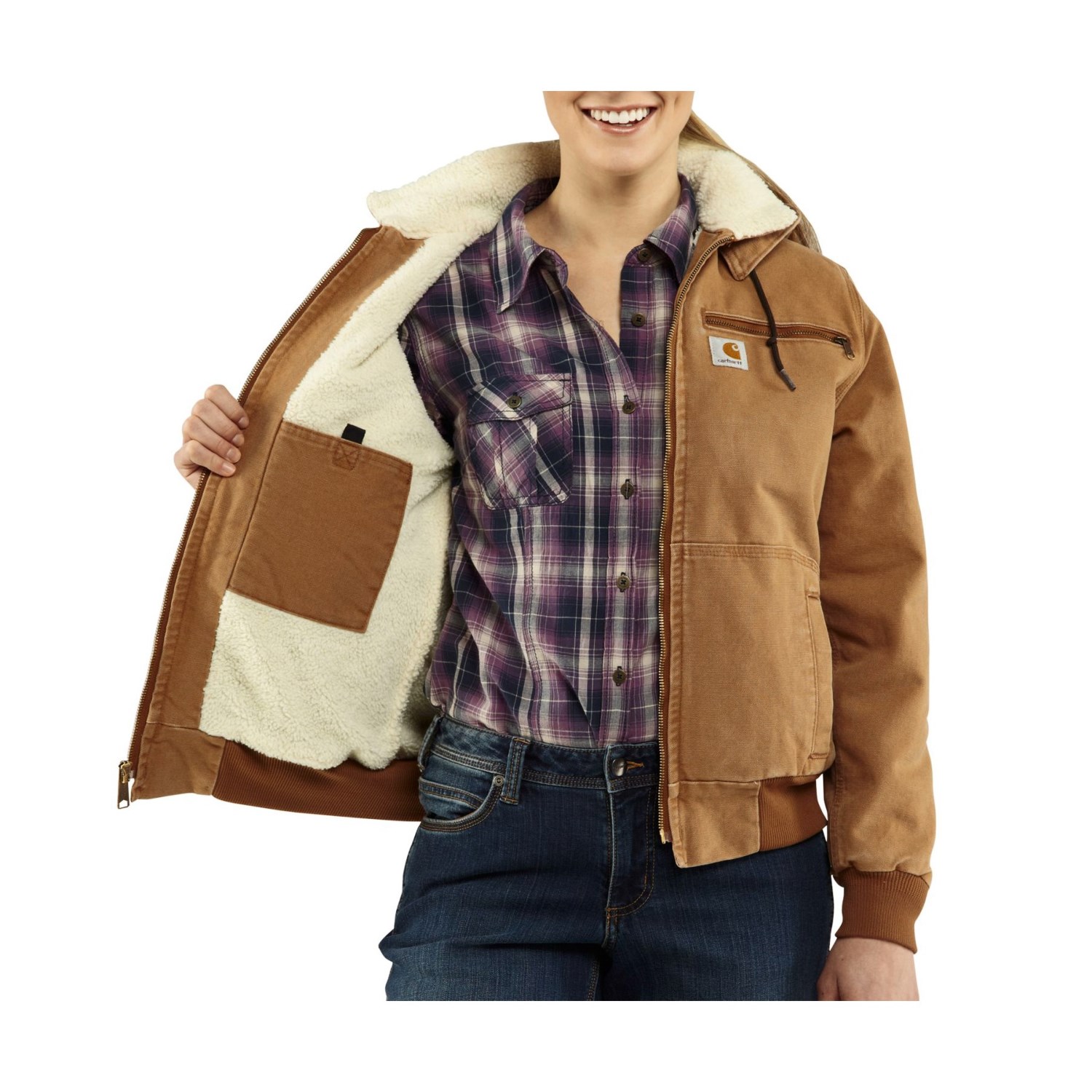 Carhartt Wildwood Weathered Duck Jacket - Factory Seconds (For Women)