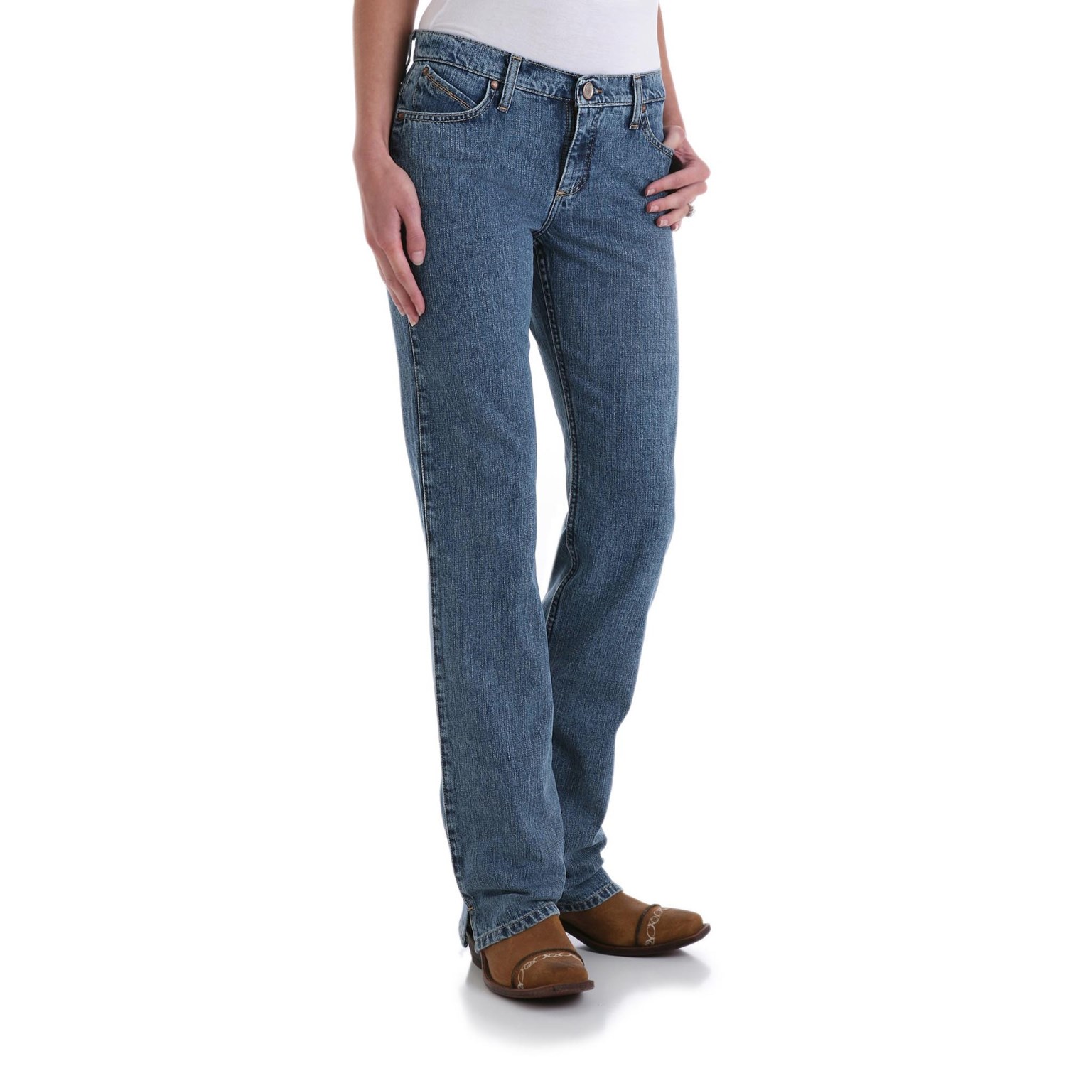 Wrangler Cash Ultimate Riding Jeans - Notched Bootcut (For Women)