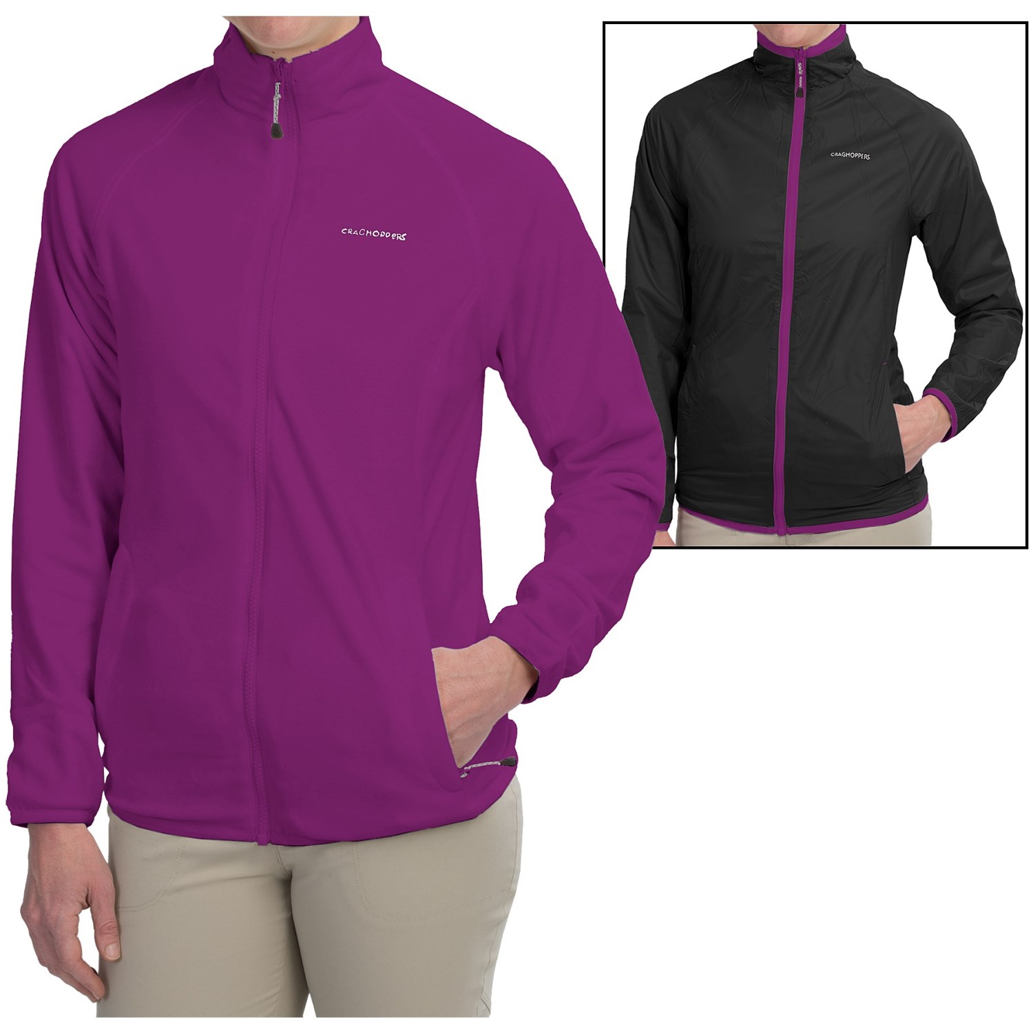 Craghoppers Dawa Fleece Jacket - Reversible (For Women)