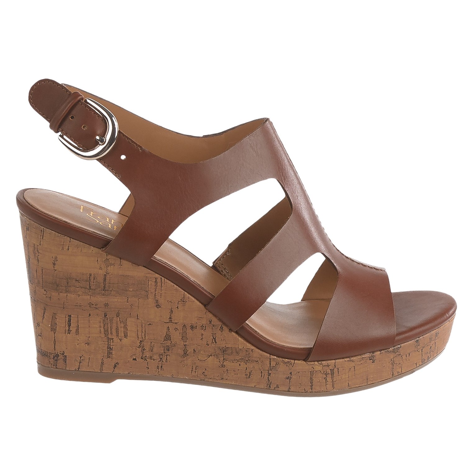 Franco Sarto Mantle Sandals - Leather, Wedge Heel (For Women)