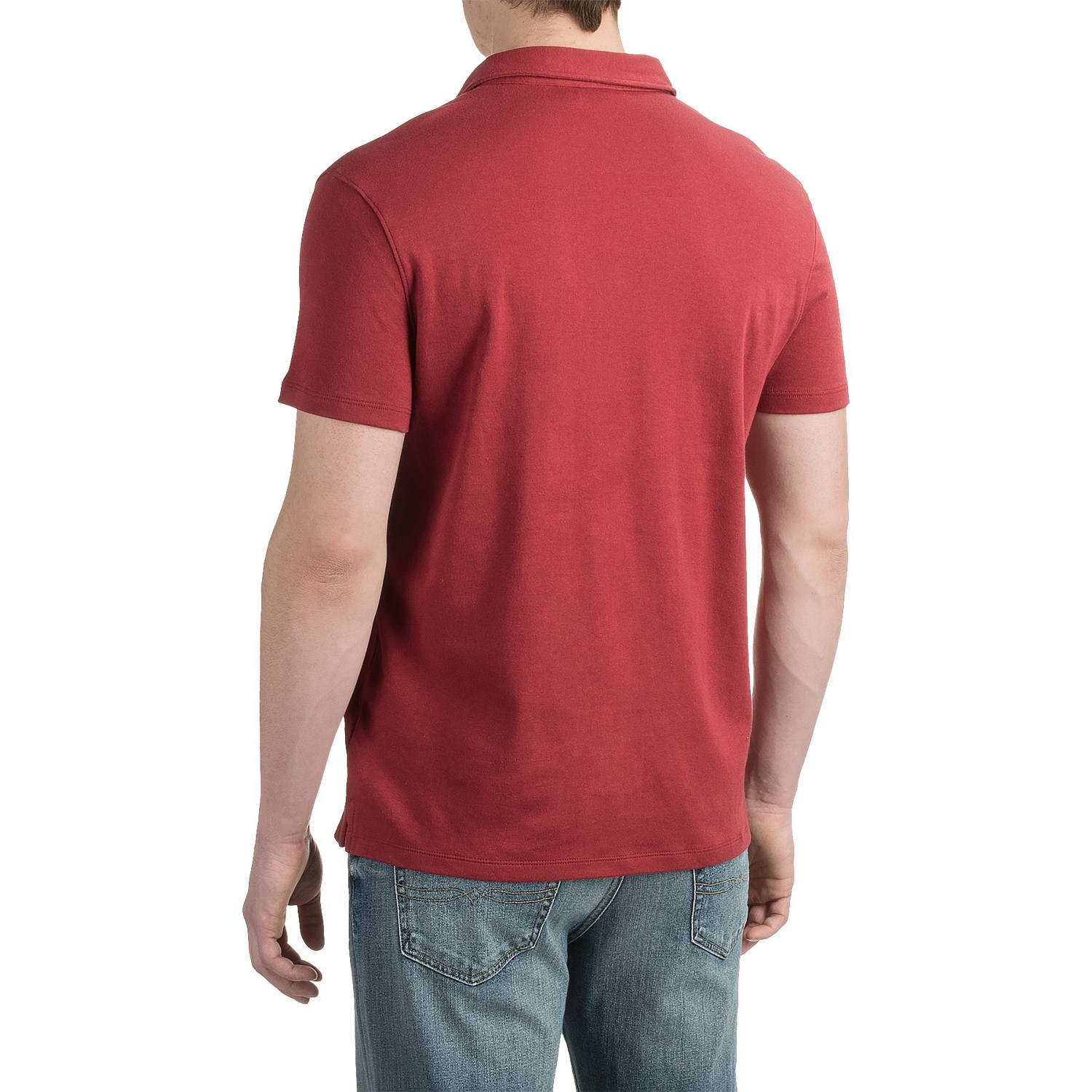 Buttoned Polo Shirt - Short Sleeve (For Men)