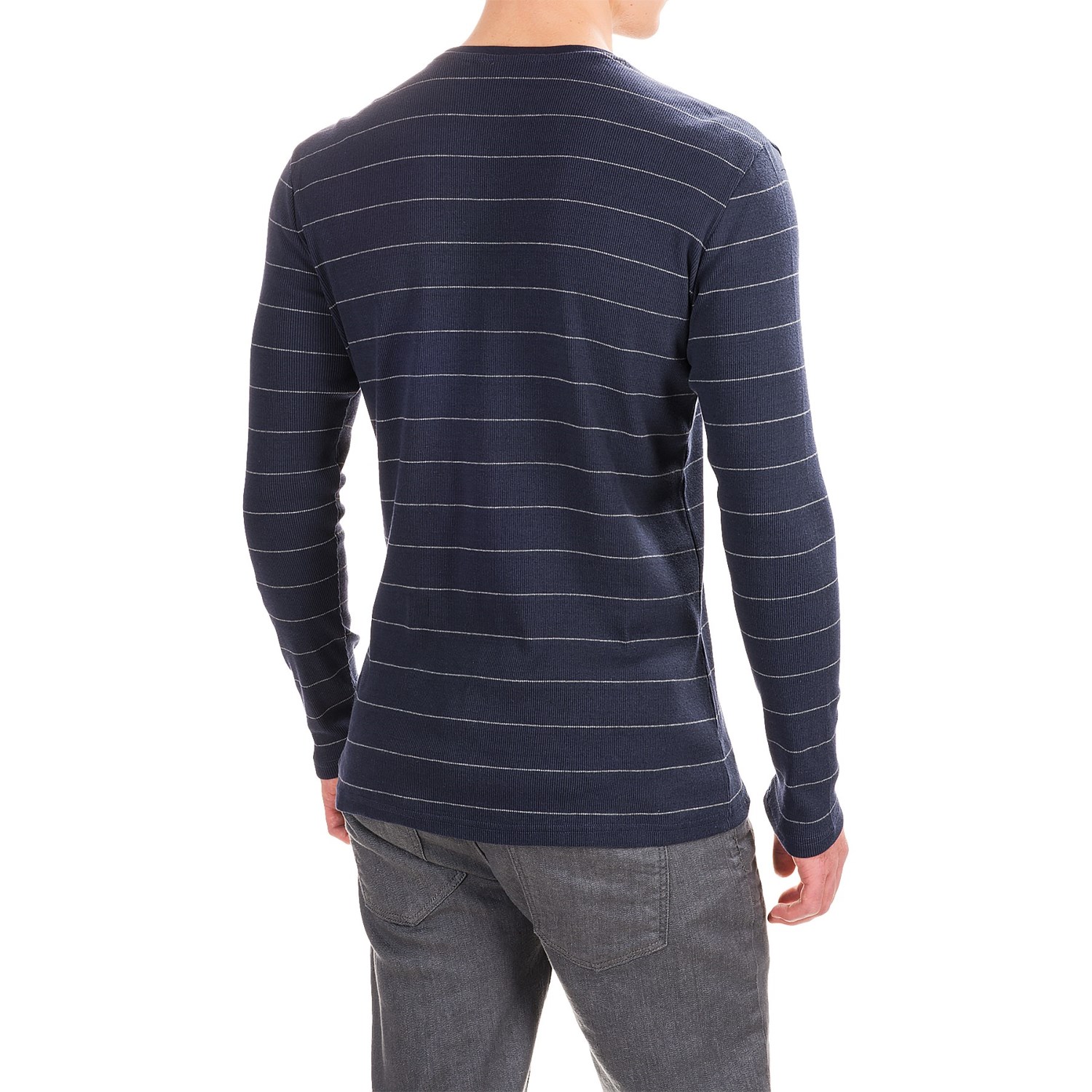 Rib-Knit Shirt - Long Sleeve (For Men)