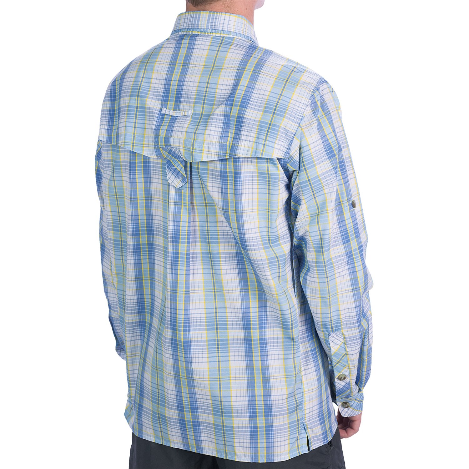 ExOfficio Air Strip Macro Plaid Shirt - UPF 30+, Long Sleeve (For Men)