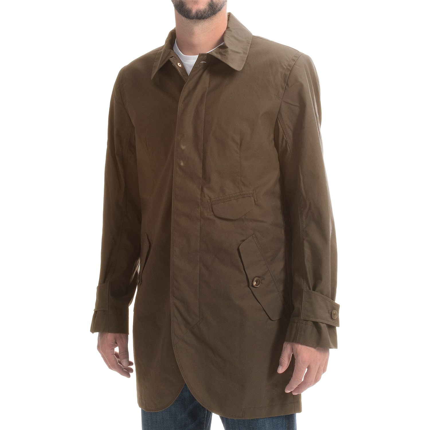 Timberland Premium Waxed Canvas Mac Trench Coat (For Men)