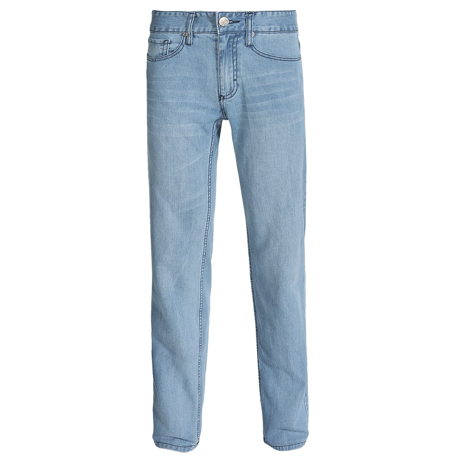 Relaxed Fit Jeans - Straight Leg (For Men)