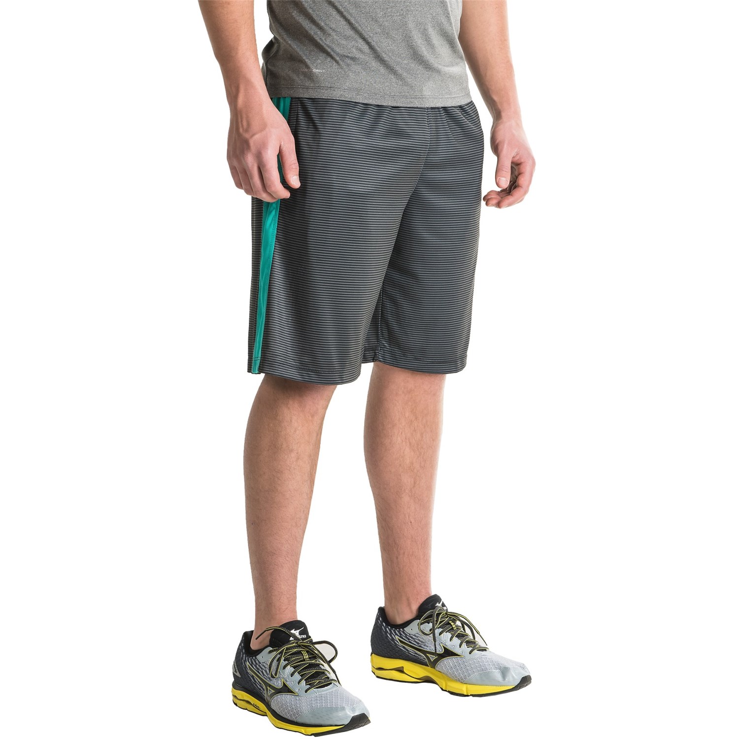 Layer 8 Printed Knit Training Shorts (For Men)